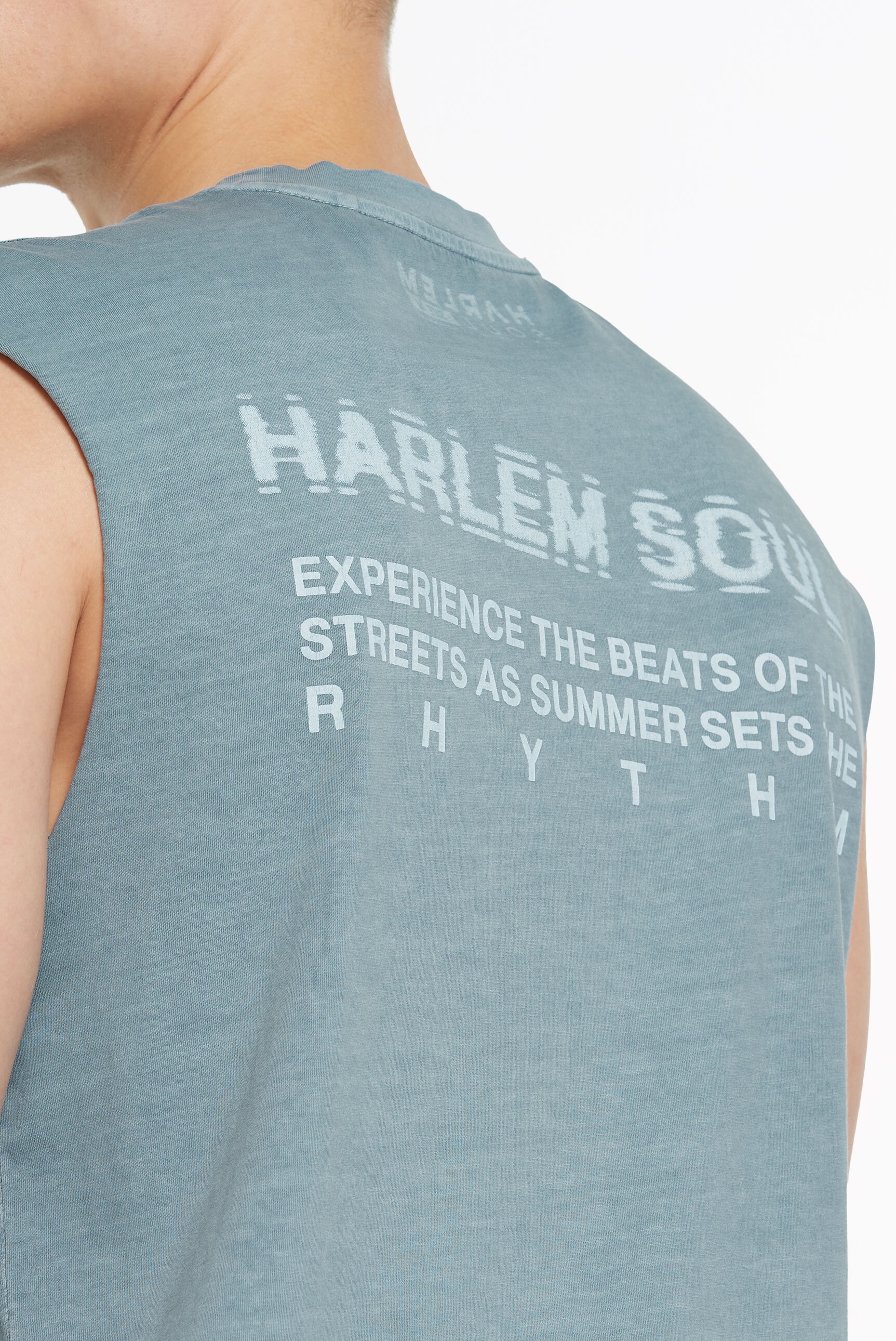 Harlem Soul Muscleshirt, mit offenen Kanten