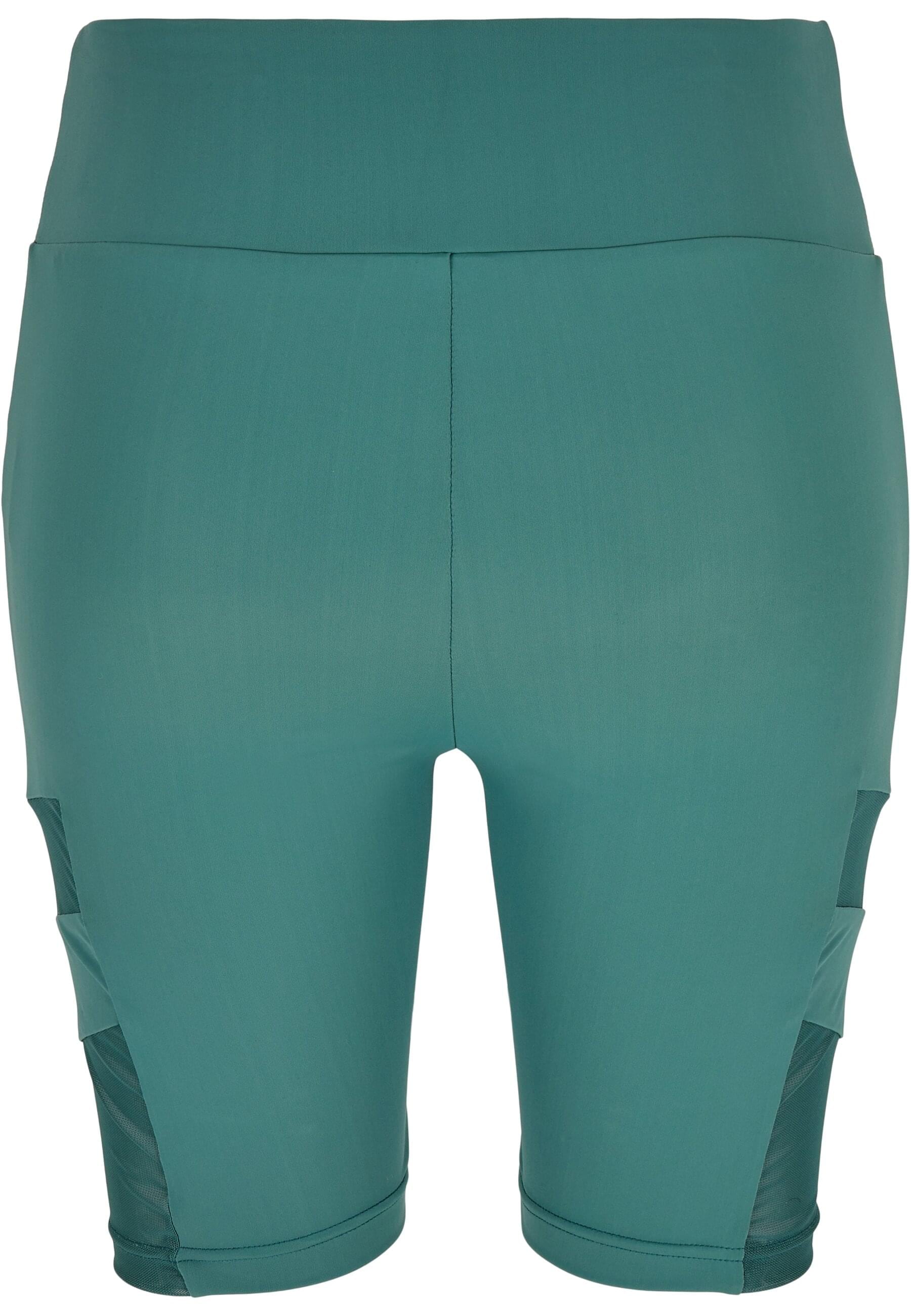 URBAN CLASSICS Stoffhose »Urban Classics Damen Ladies High Waist Tech Mesh Cycle Shorts«, (1 tlg.)