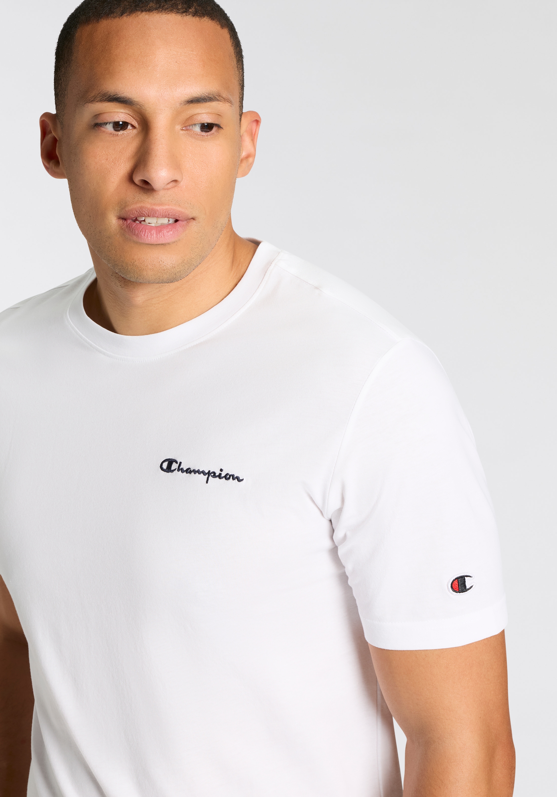 Champion T-Shirt »ICONS CONTRAST SS Tee«, (1 tlg.)