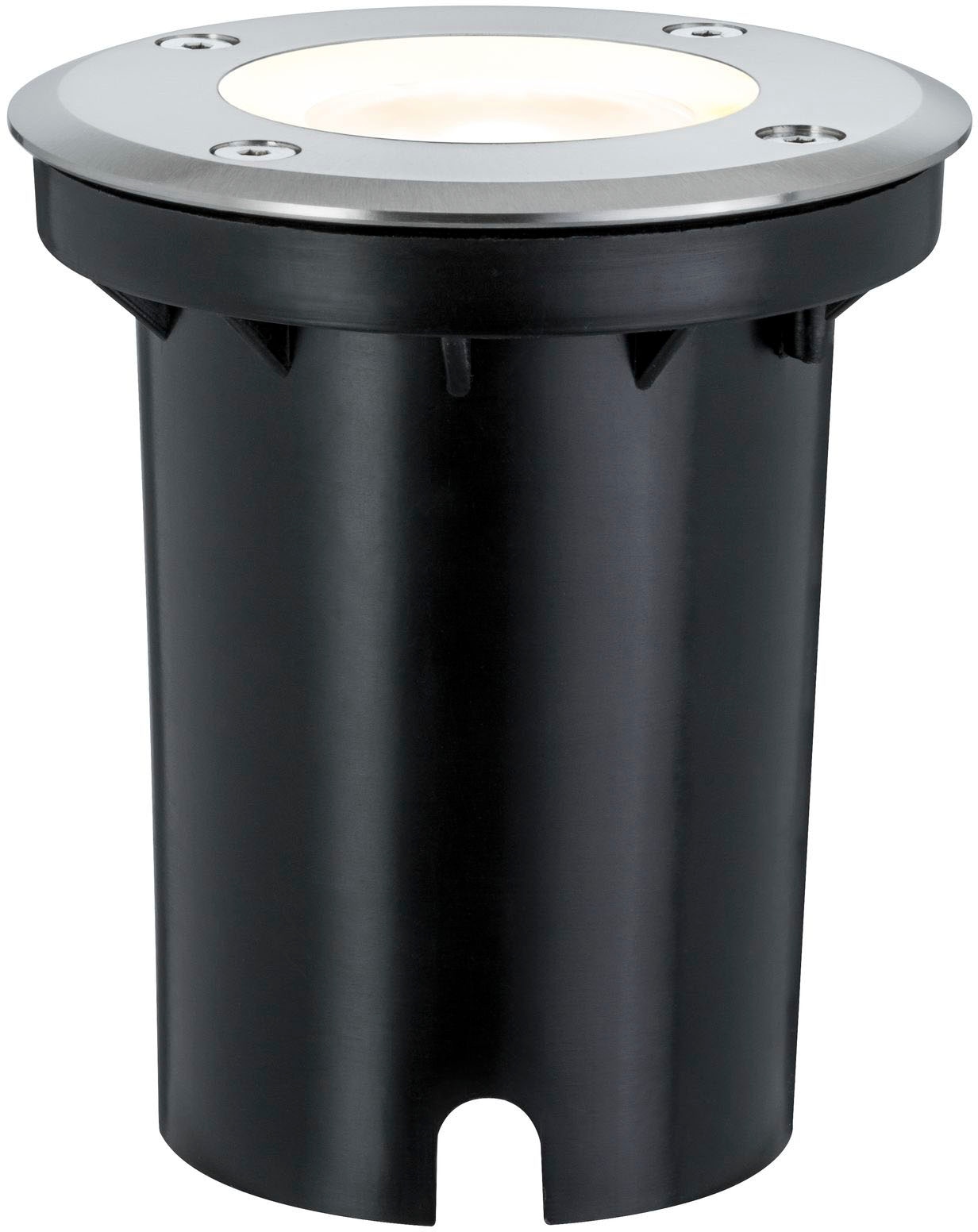 Paulmann LED Einbauleuchte »Outdoor 230V Boden IP67 rund GU10 3,5W 140x140mm Edelstahl/Metall«, 1 flammig, Leuchtmittel GU10 | LED fest integriert, GU10, IP67