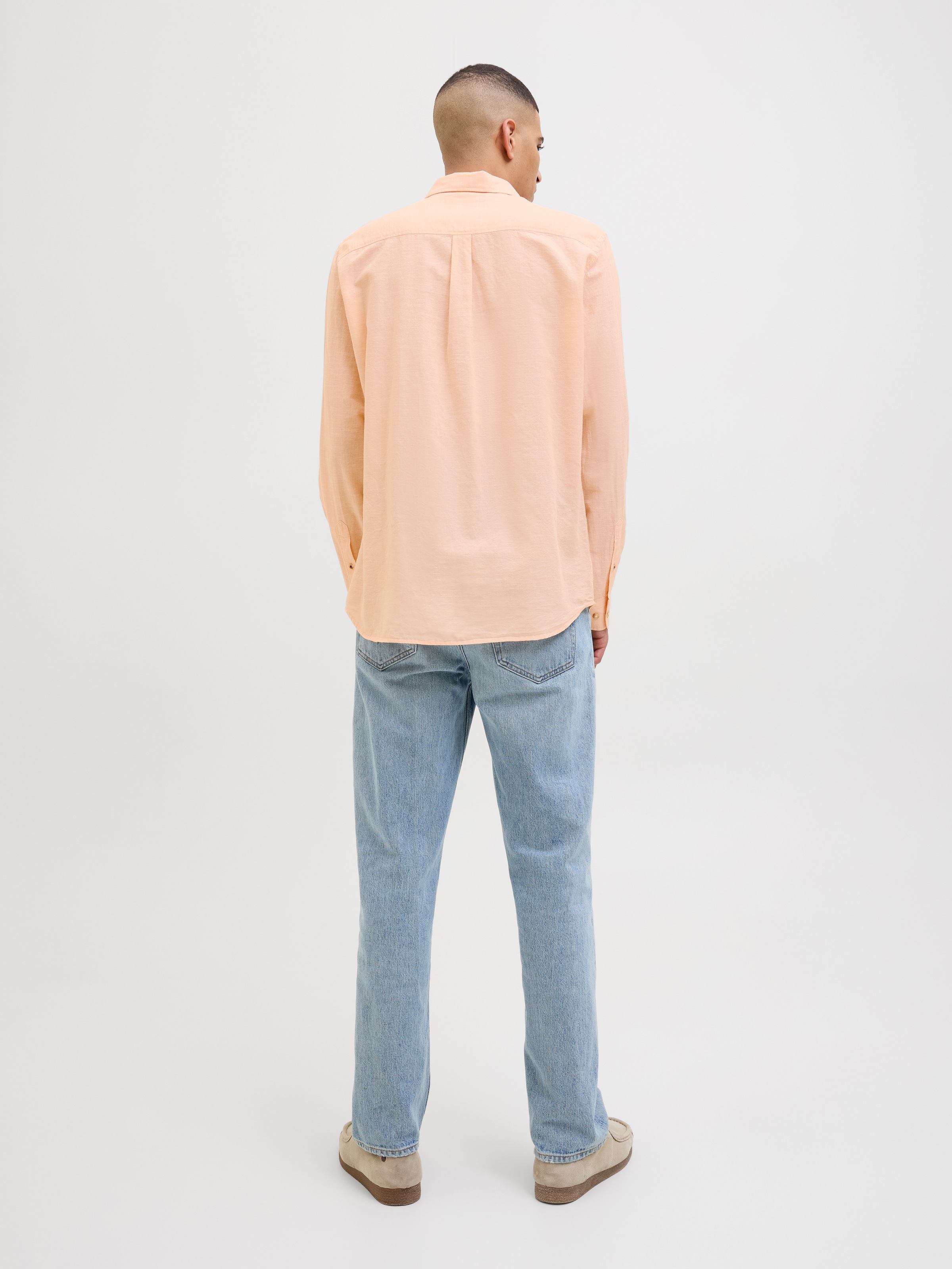 Jack & Jones Langarmhemd »JJESUMMER SHIRT LS SN«, mit Hemdkragen