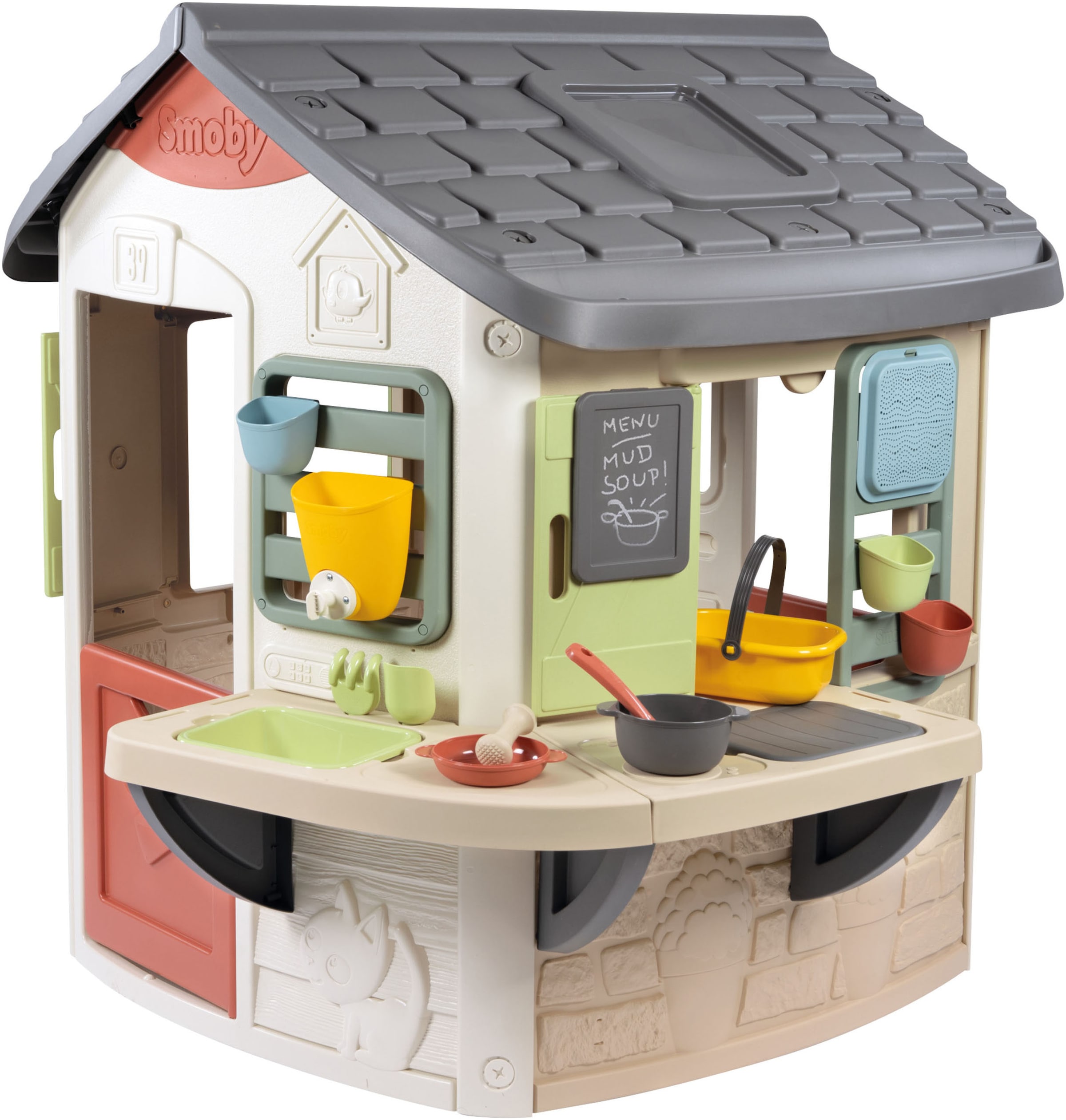 "Spielhaus SMOBY ""Smoby Life Matschküche"", bunt, Spielhäuser, KinderB:143cm H:132cm T:139cm, Kunststoff, Spielhaus, Made in Europe, B:143cm H:132cm
