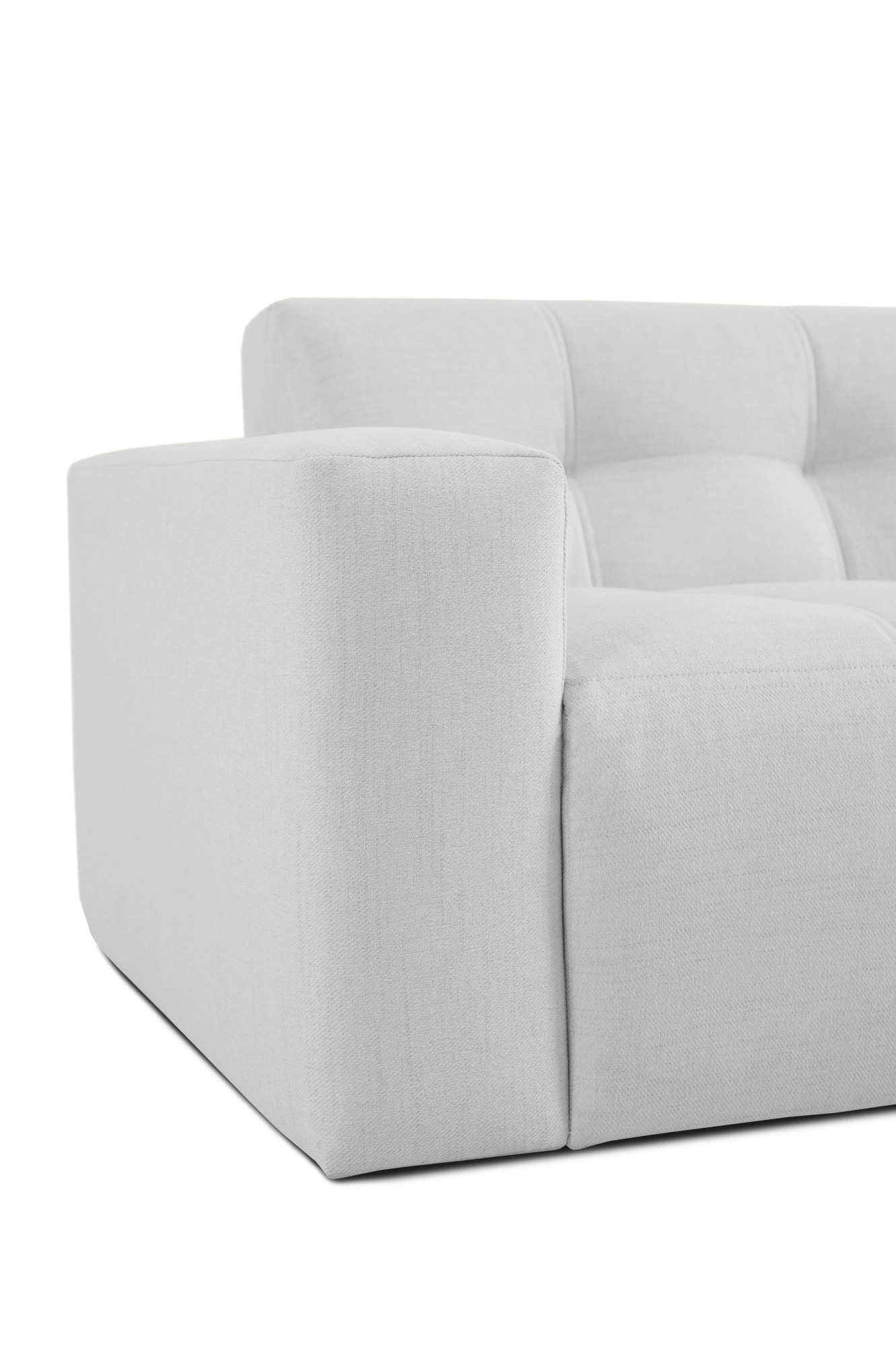 INOSIGN Ecksofa »Tapley«, Breite 221 cm, L-Form, Struktur fein, mit Knopfsteppung, bodentief