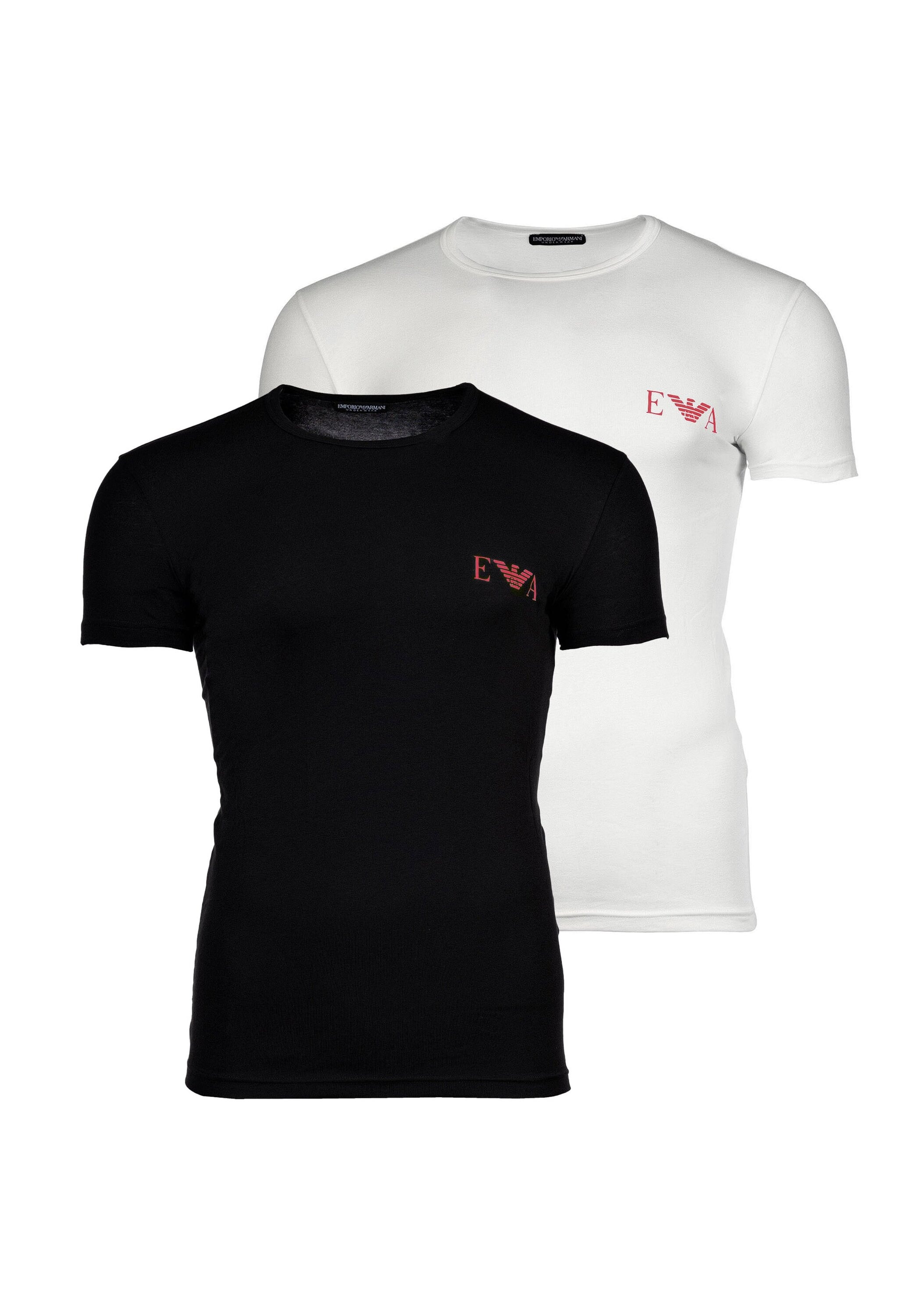 Emporio Armani T-Shirt "T-Shirt BOLD MONOGRAM 2er Pack" günstig online kaufen