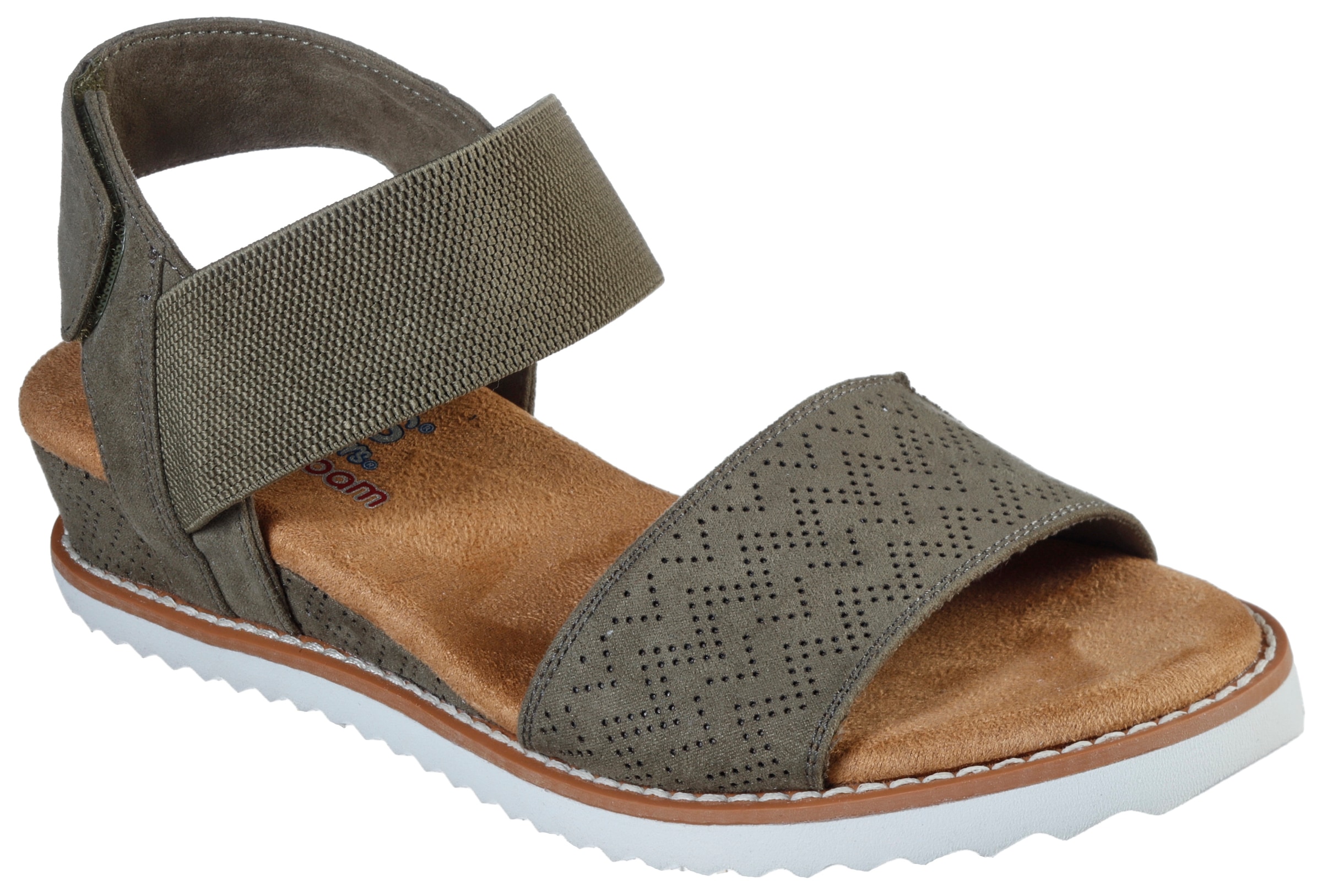 Skechers Keilsandalette »DESERT KISS«, Sommerschuh, Sandale mit gepolsterter Innensohle