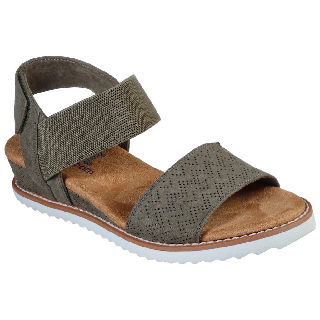 Skechers Keilsandalette »DESERT KISS«, Sommerschuh, Sandale, Keilabsatz, mit gepolsterter Innensohle