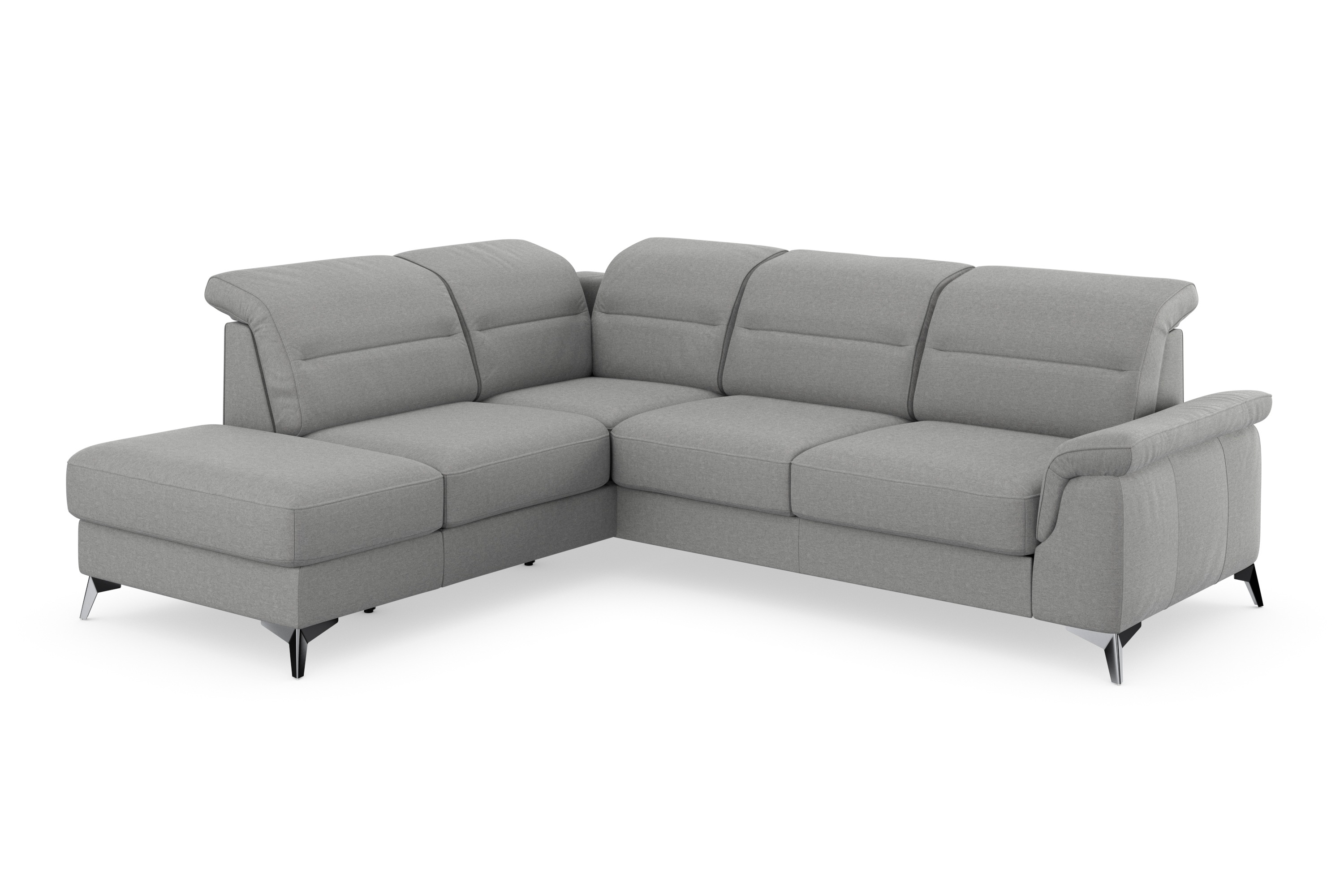Thumbnail - sit&more Ecksofa "Sinatra L-Form", mit Ottomane, optional mit Kopfteilverstellung und Armteilfunktion