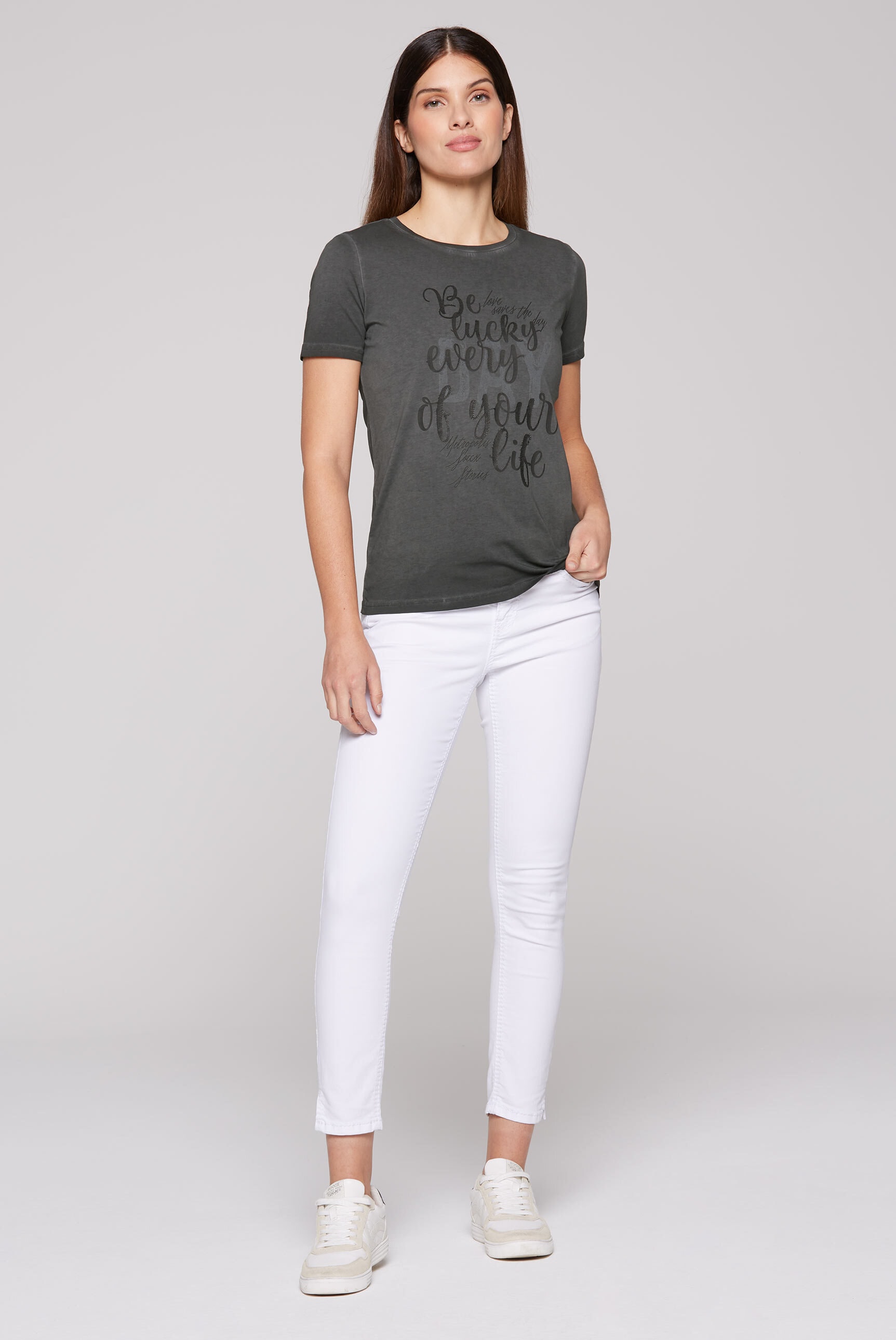 SOCCX Rundhalsshirt, aus Baumwolle