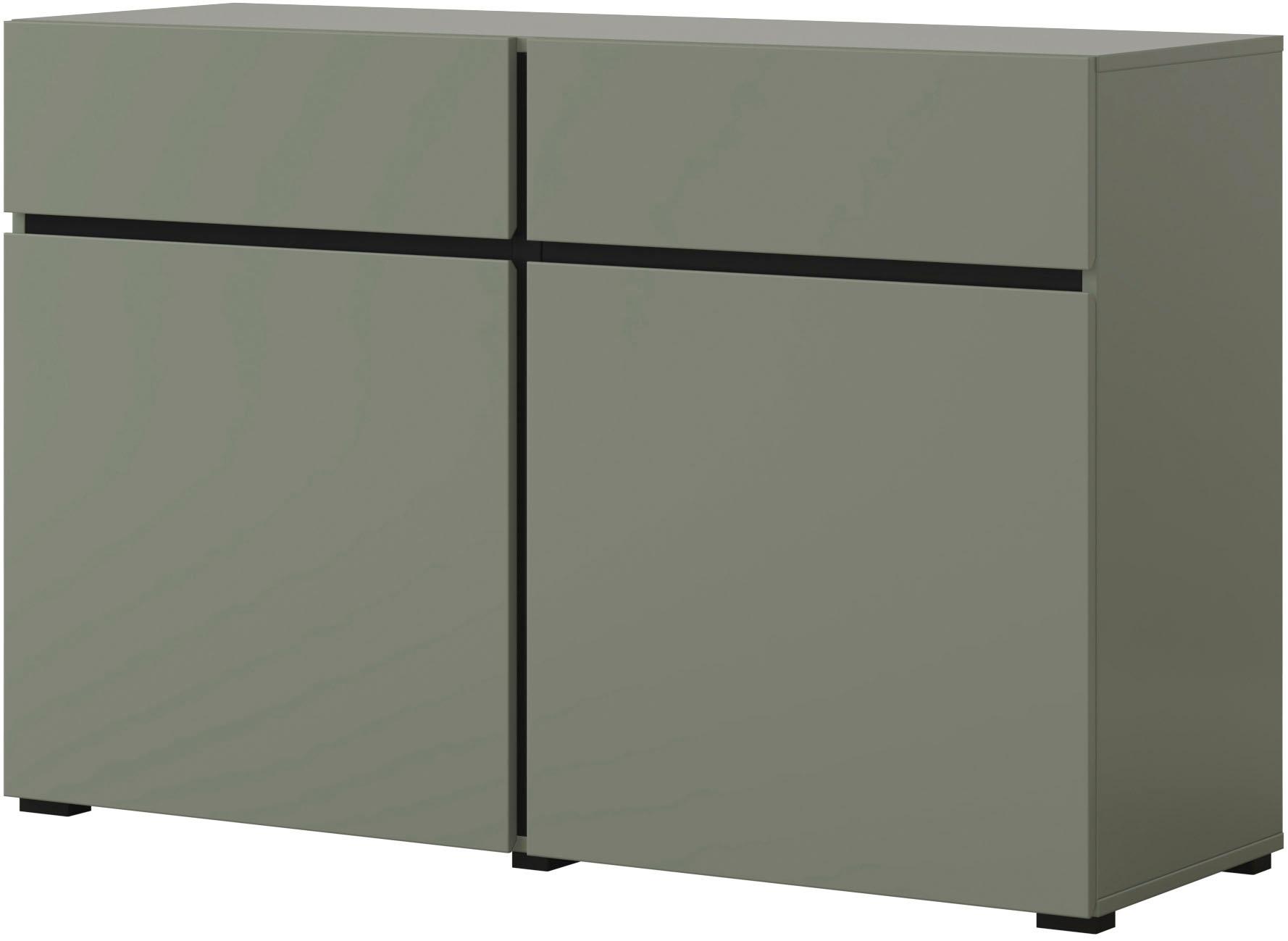 OTTO home Sideboard "Cross,Breite 119,5 cm, moderne grifflose Kommode,2 Tür günstig online kaufen