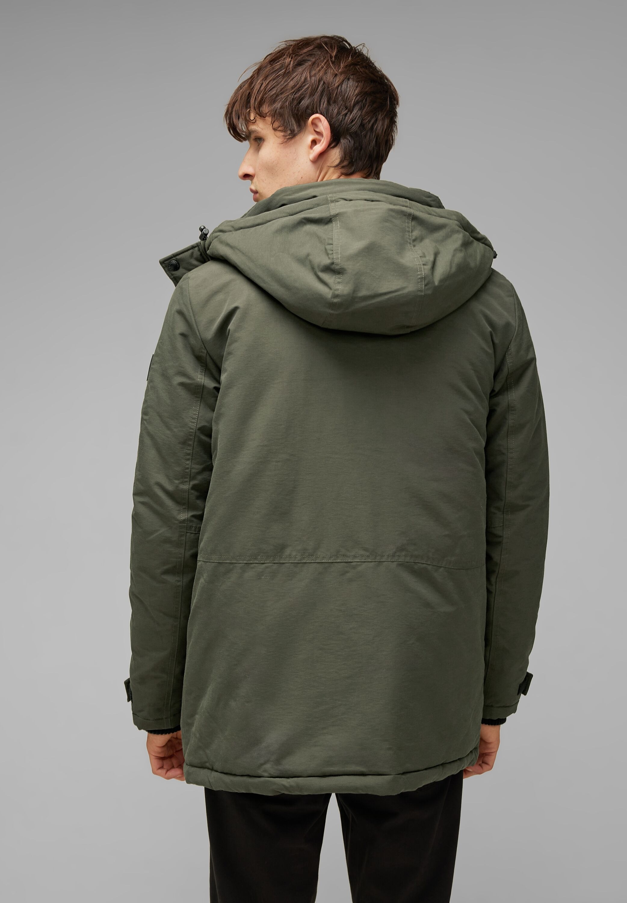 STREET ONE MEN Parka, mit Kapuze, mit Taschen-Detail günstig online kaufen