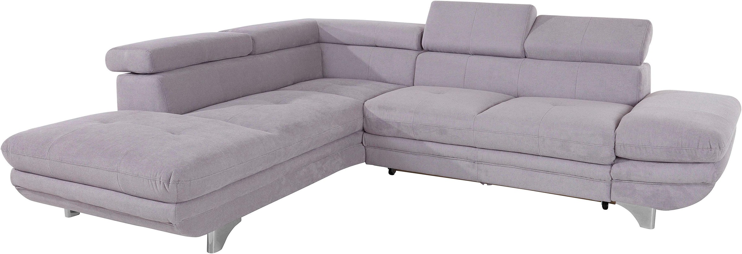 COTTA Ecksofa "Enterprise L-Form", mit Arm- & Kopfteilverstellung, wahlweis günstig online kaufen