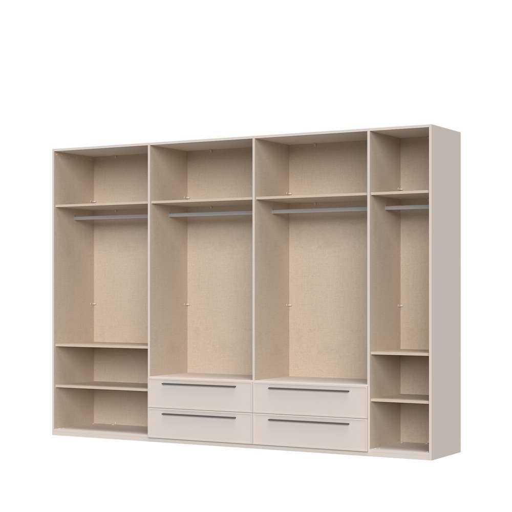 Thumbnail - PLACES OF STYLE Drehtürenschrank "Opera mit oder ohne Kranz inkl. LED-Bel.,B 227,272,317 oder 362 cm" UV lackiert, Soft ...