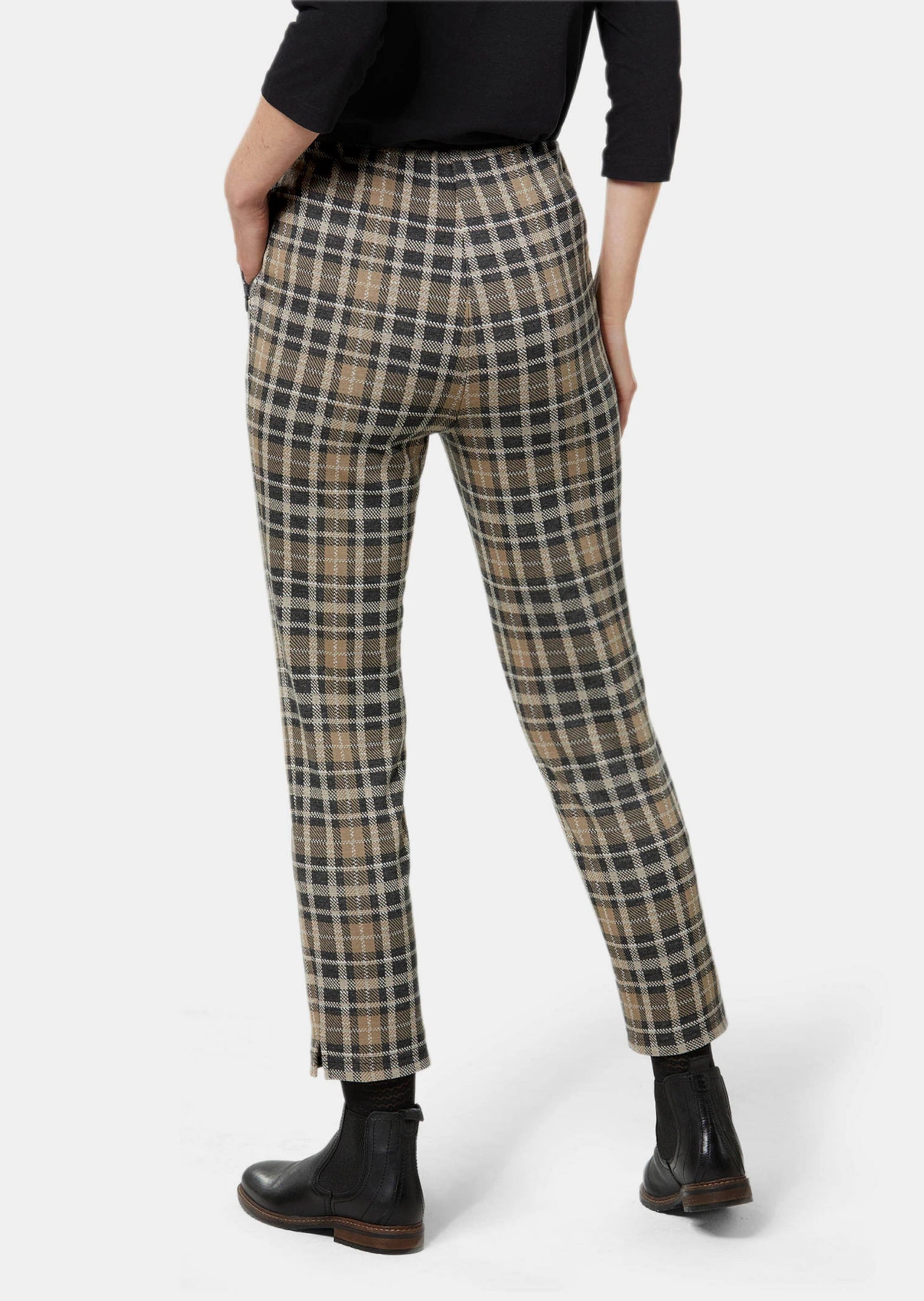 GOLDNER Stoffhose »Glencheck-Hose LOUISA Glencheck-Hose LOUISA«