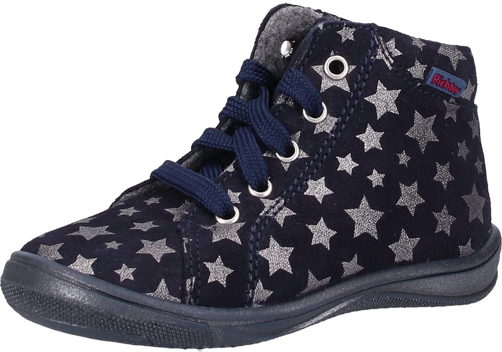 Richter Schnürschuh Veloursleder