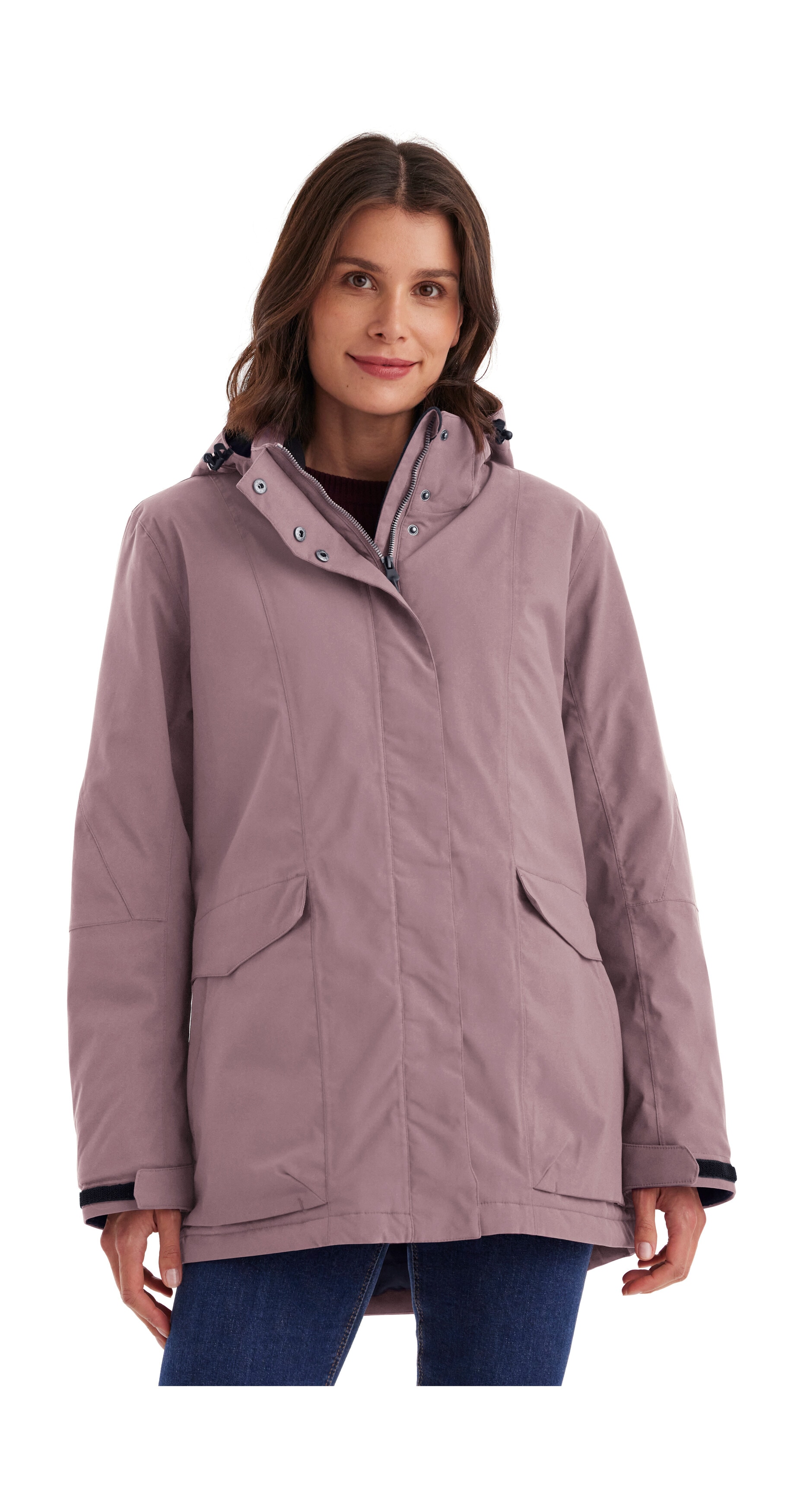 Killtec Funktionsjacke "Damen Jacke" Wasserdichte, atmungsaktive Damenjacke mit abnehmbarer Kapuze
