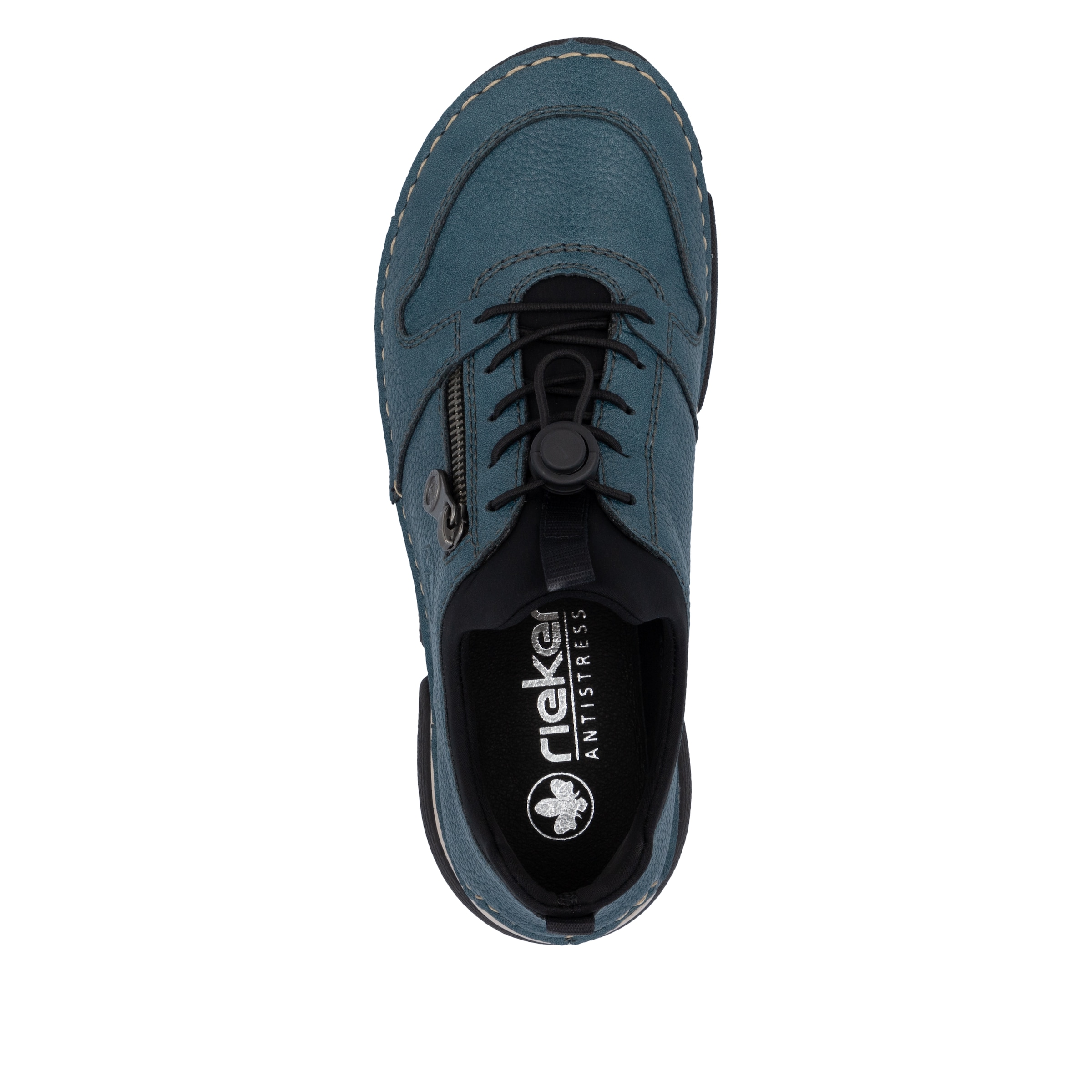 Rieker Slip-On Sneaker, Schlupfschuh, Halbschuh, Freizeitsneaker, Gummizug, Schnellverschluss
