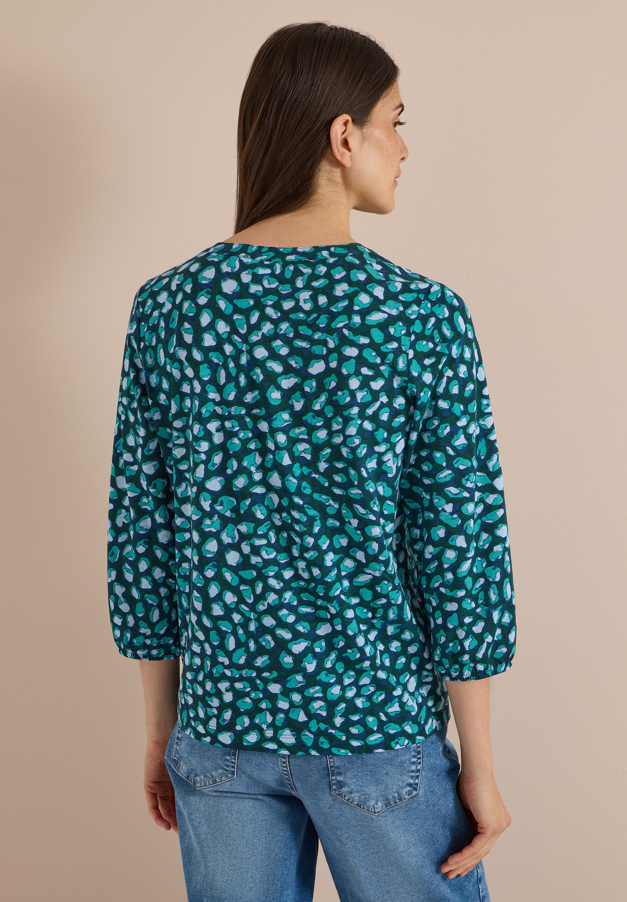 Cecil 3/4-Arm-Shirt im soften Baumwoll-Mix