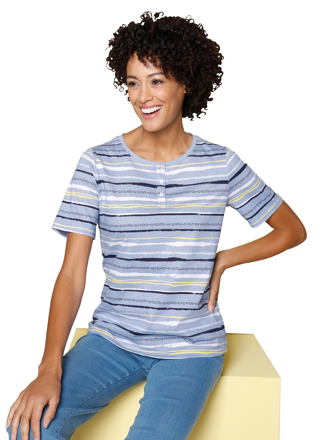 Classic Basics Print-Shirt »Kurzarm-Shirt« (1 tlg.)