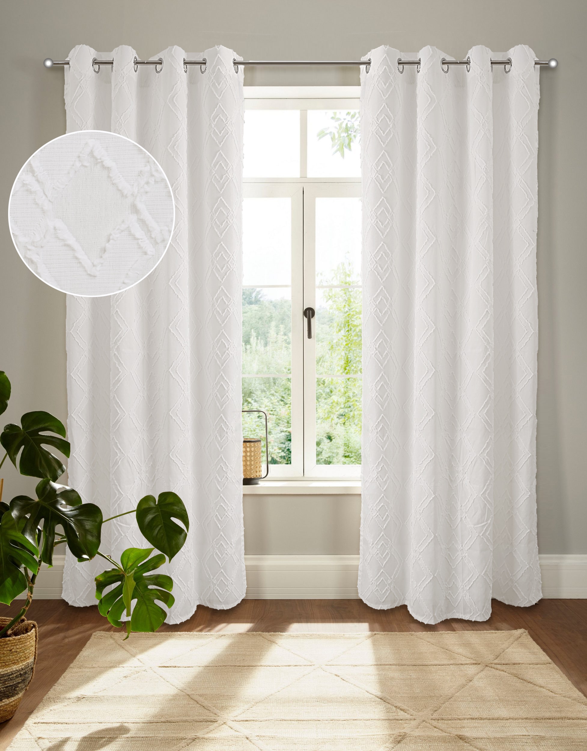 andas Gardine "Markane" Ösen 1 Stk. tlg. günstig online kaufen