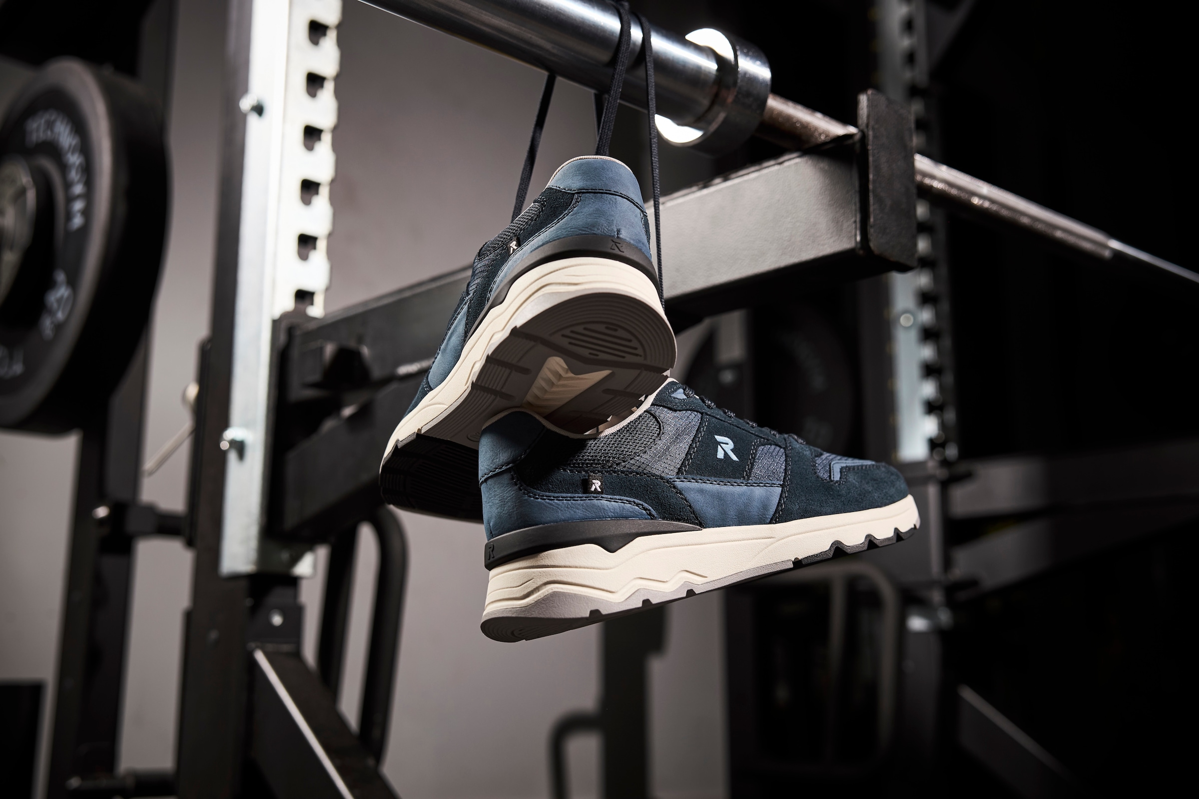 RIEKER Sport Sneaker, Schnürschuh, Halbschuh, Freizeitschuh mit Soft-Innensohle
