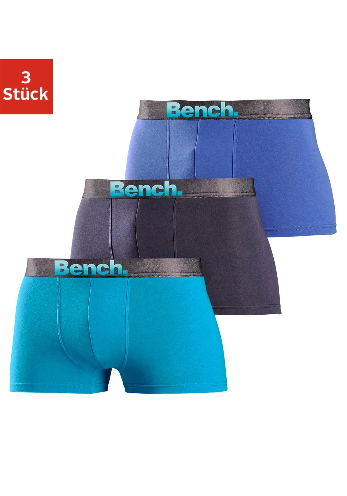 Bench. Boxer "Boxershorts für Herren" Packung, 3 Stk. Unterhosen mit Logo W günstig online kaufen