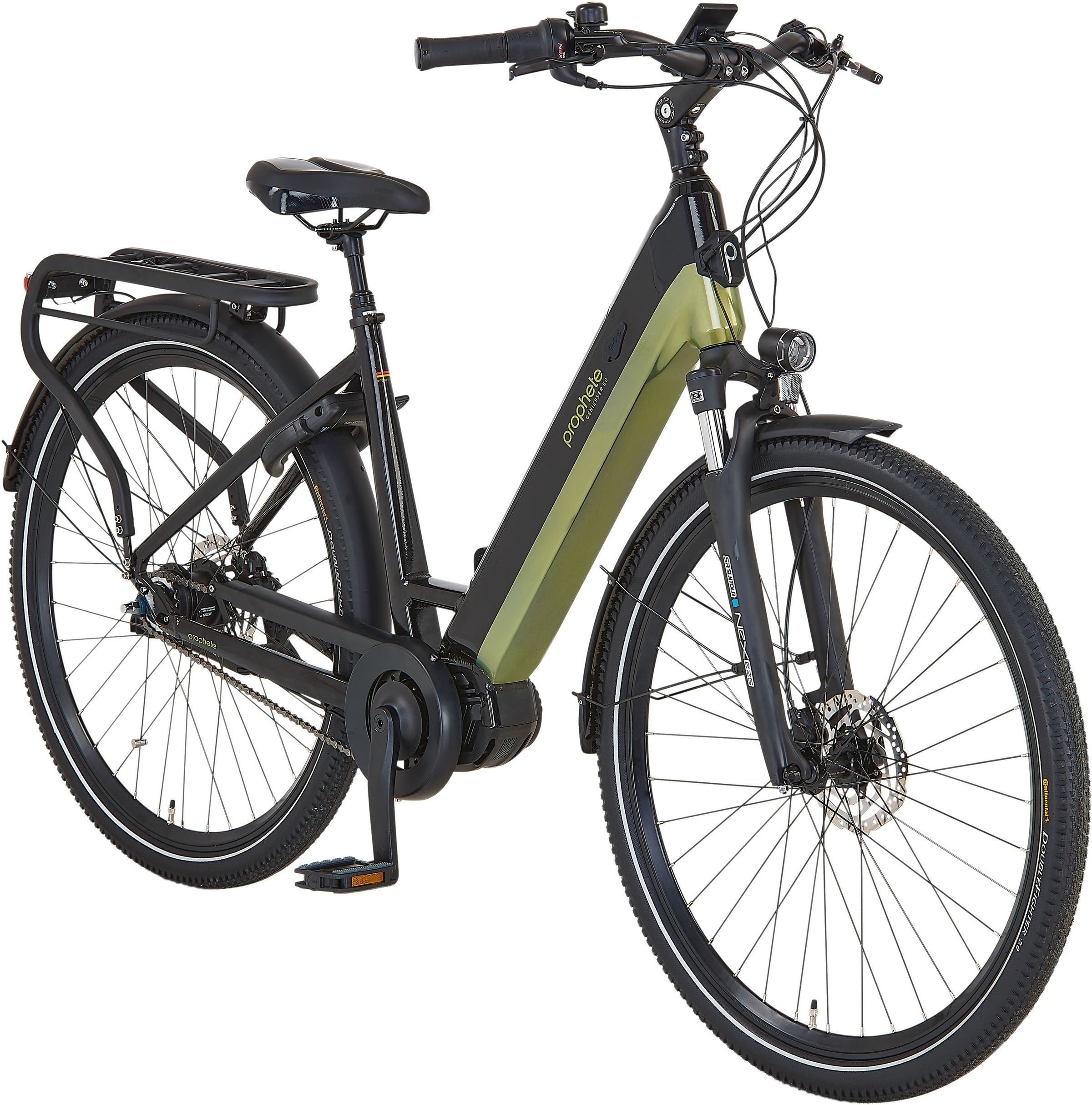 Prophete "Geniesser 5.0" 7 Gang Shimano Nexus Schaltwerk Nabenschaltung Mittelmotor 250 W Pedelec, Elektrofahrrad für Damen und Herren