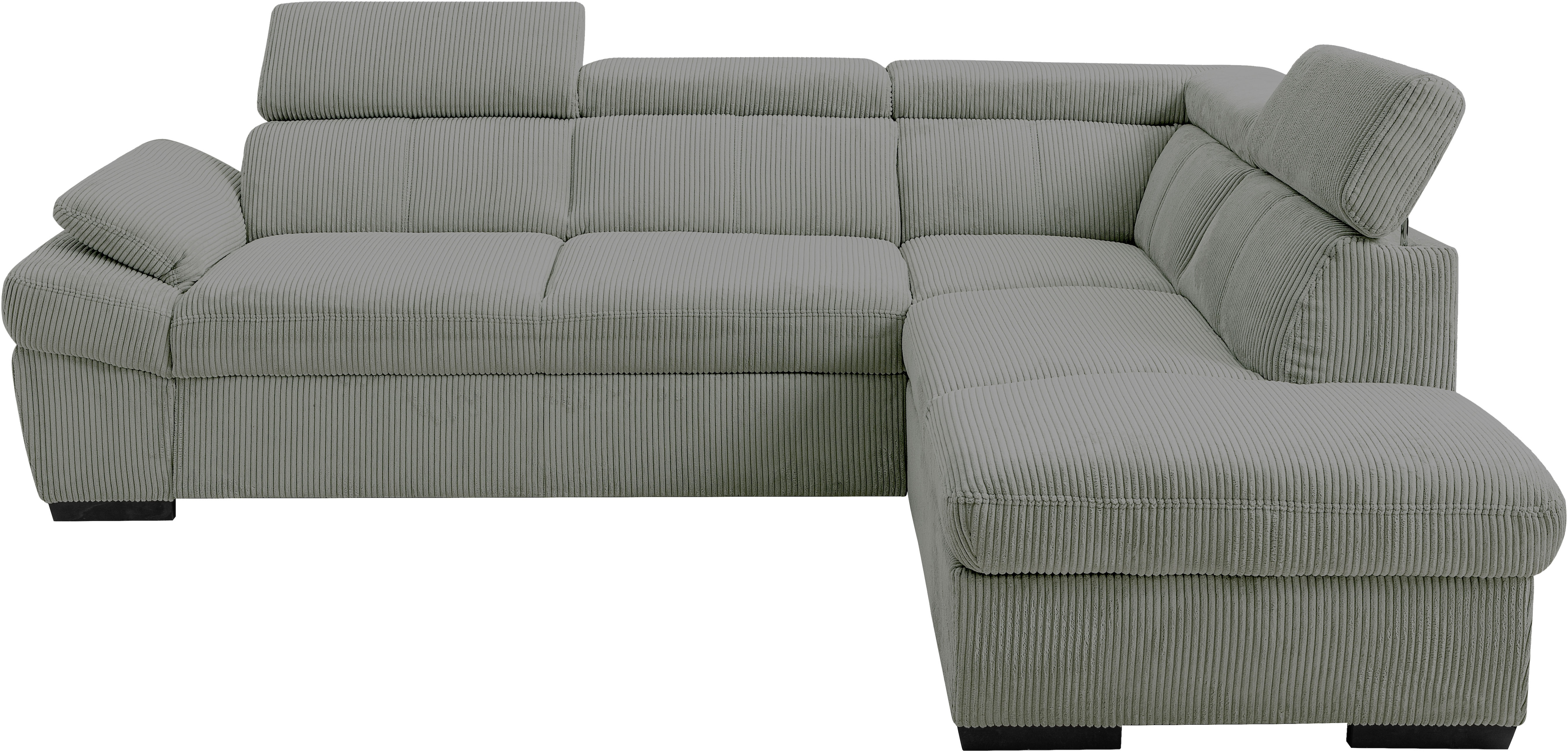 exxpo - sofa fashion Ecksofa inkl. Kopf- und Armteilverstellung, wahlweise mit Bettfunktion