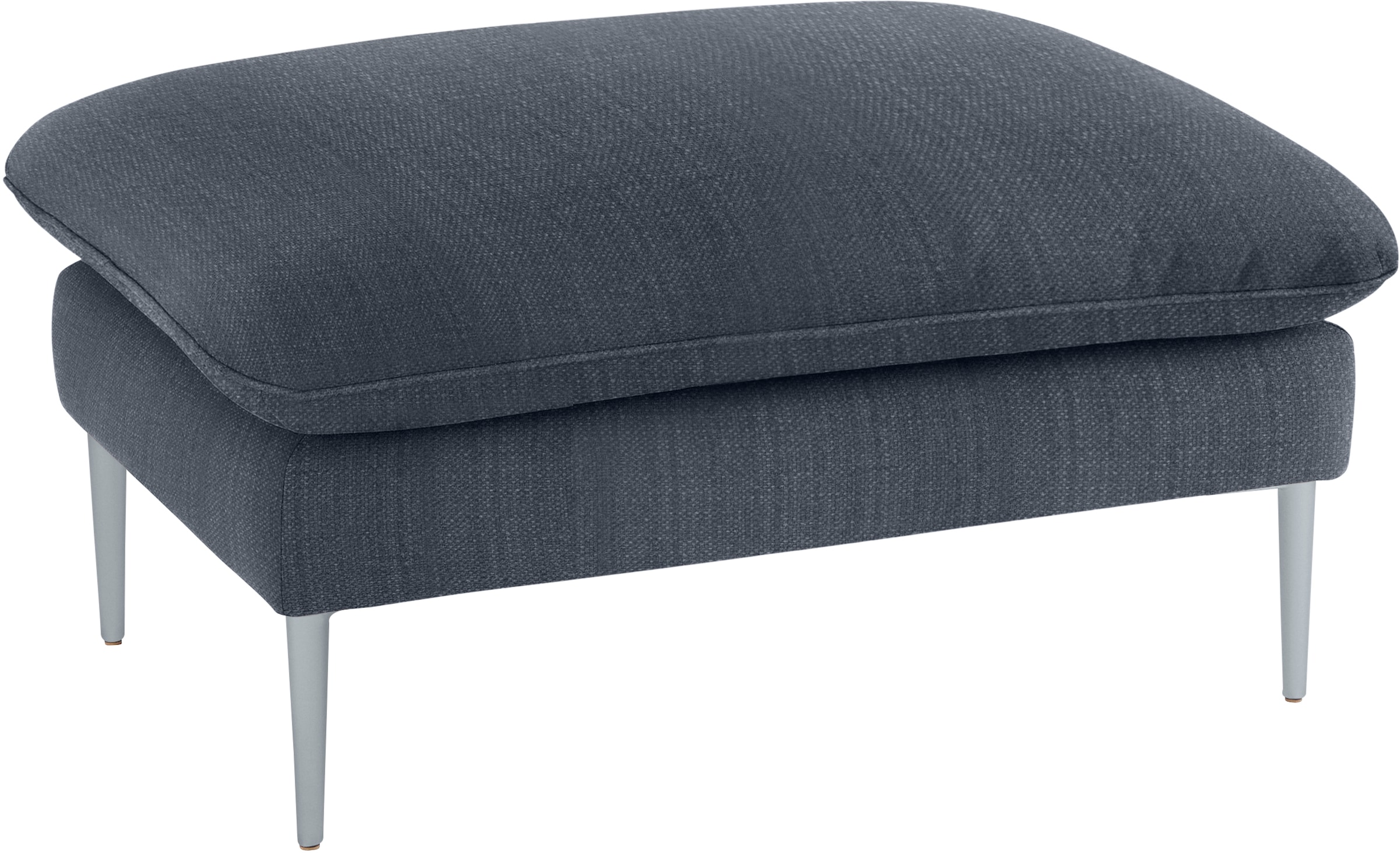 W.SCHILLIG Hocker »enjoy&MORE«, Füße silber matt, Breite 106 cm