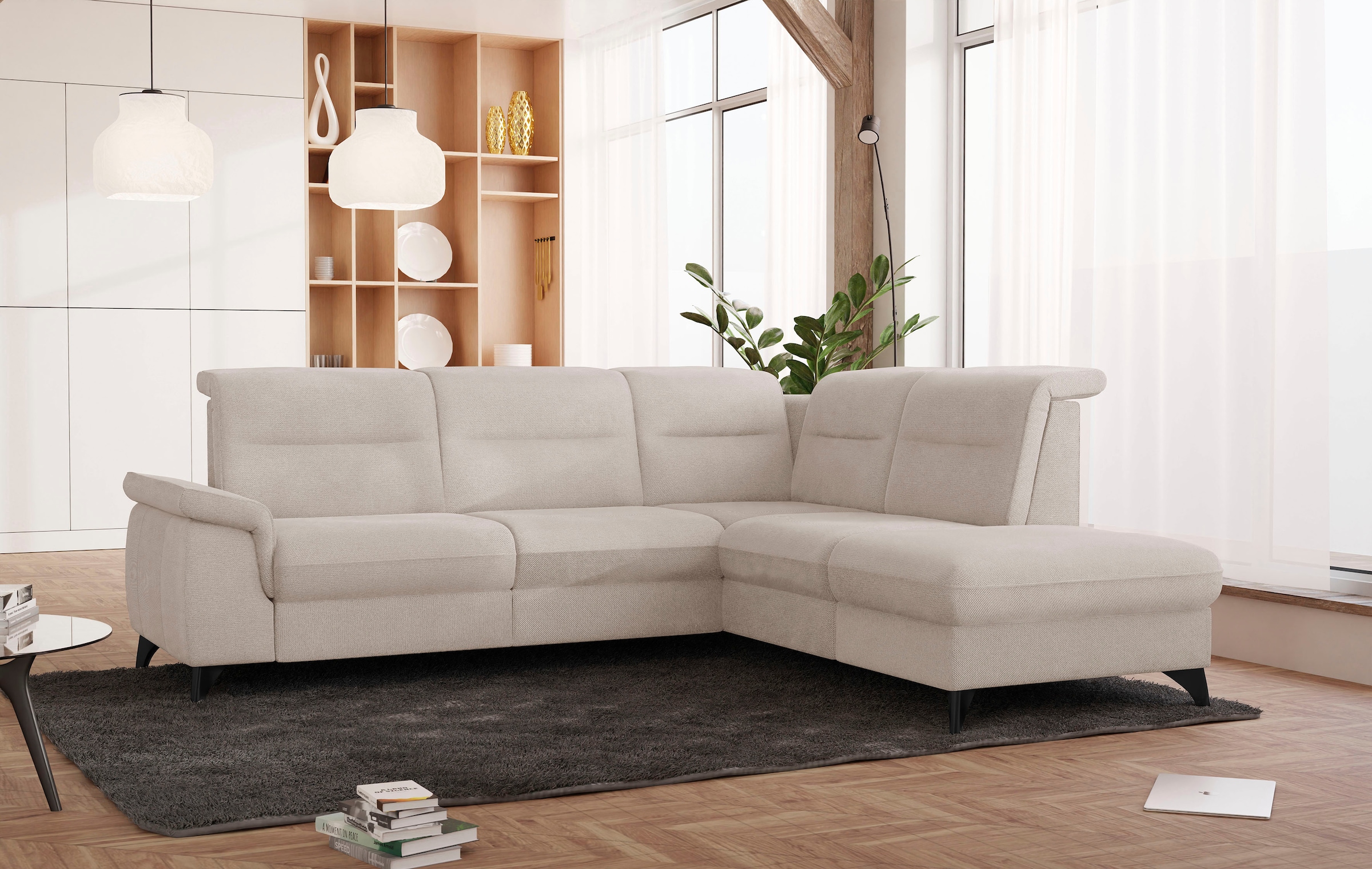 sit&more Ecksofa "Astoria L-Form" wahlweise mit motorischer Relaxfunktion günstig online kaufen