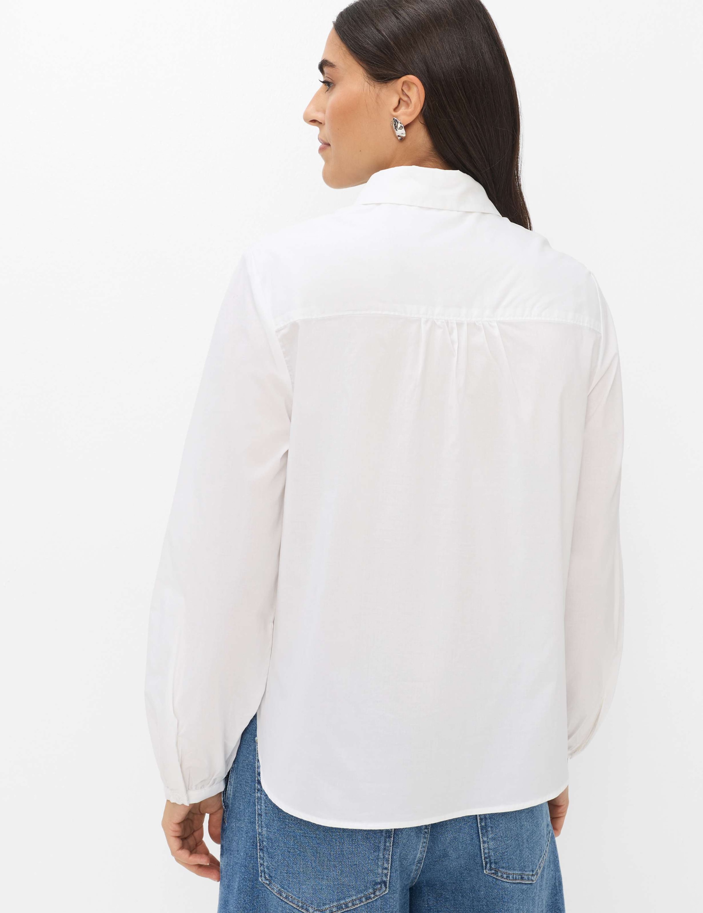 Brax Klassische Bluse »Style VIC FRILL«