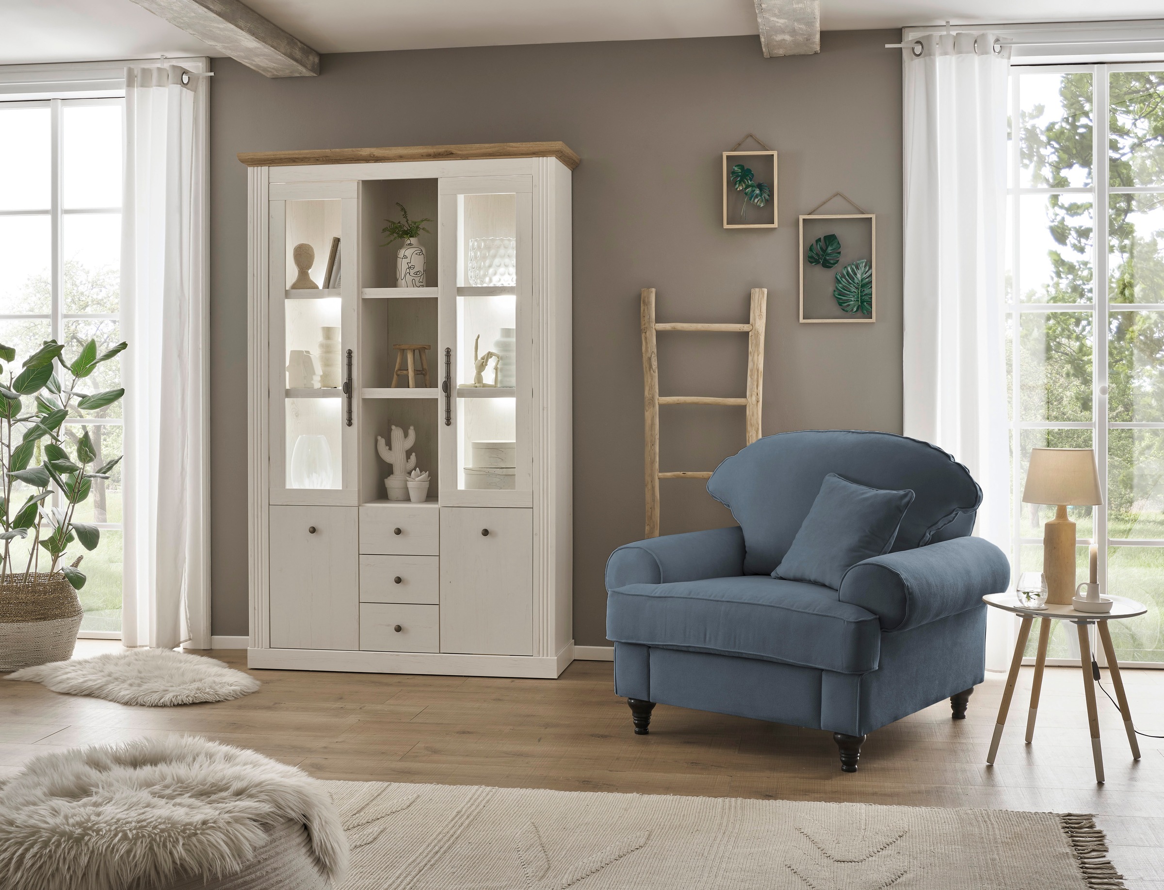 Home affaire Sessel »WESTMINSTER«, mit Federkern-Polsterung