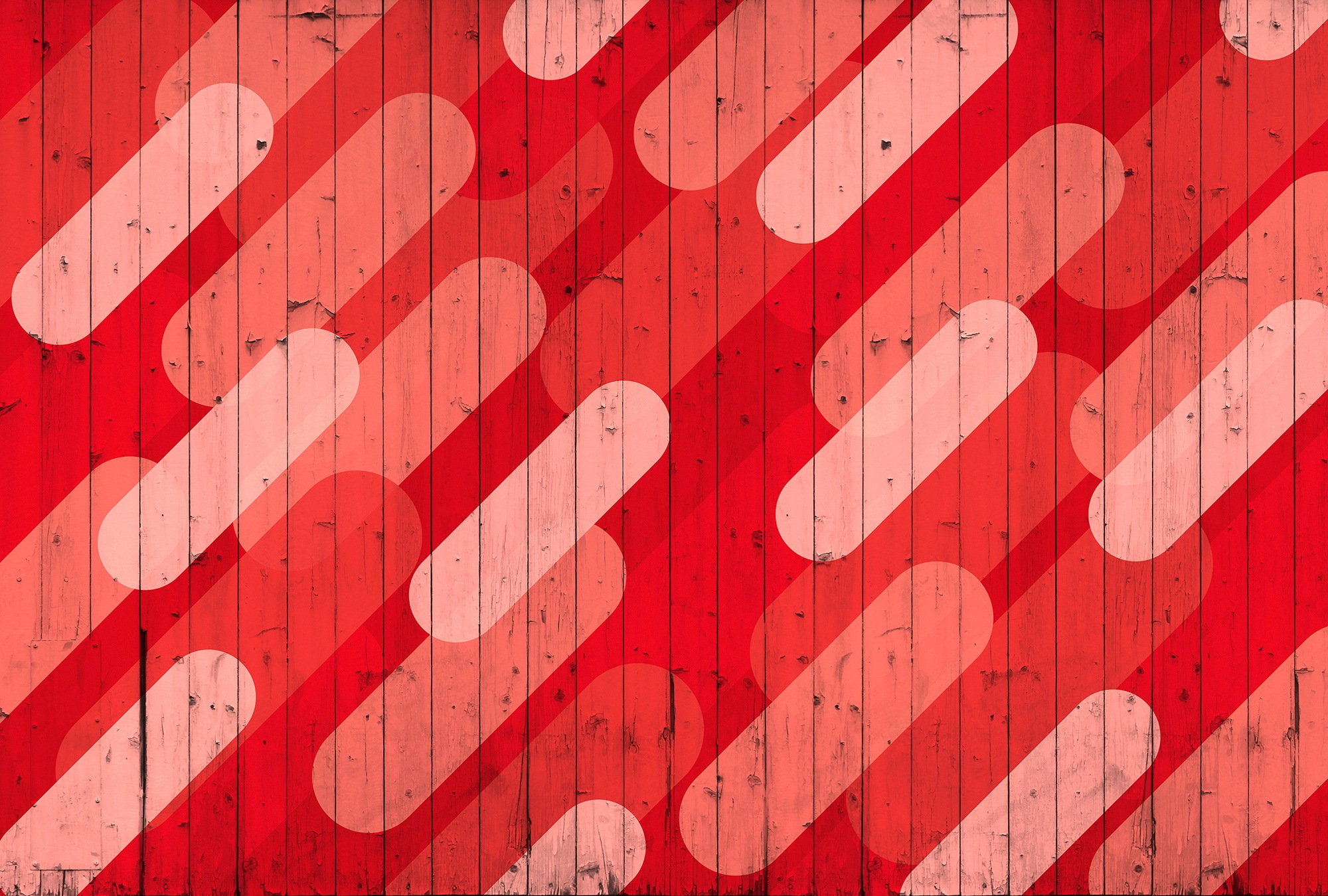 Architects Paper Fototapete "Atelier 47 Pill Pattern 2" Holz glatt Vlies, Wand, Schräge, Decke