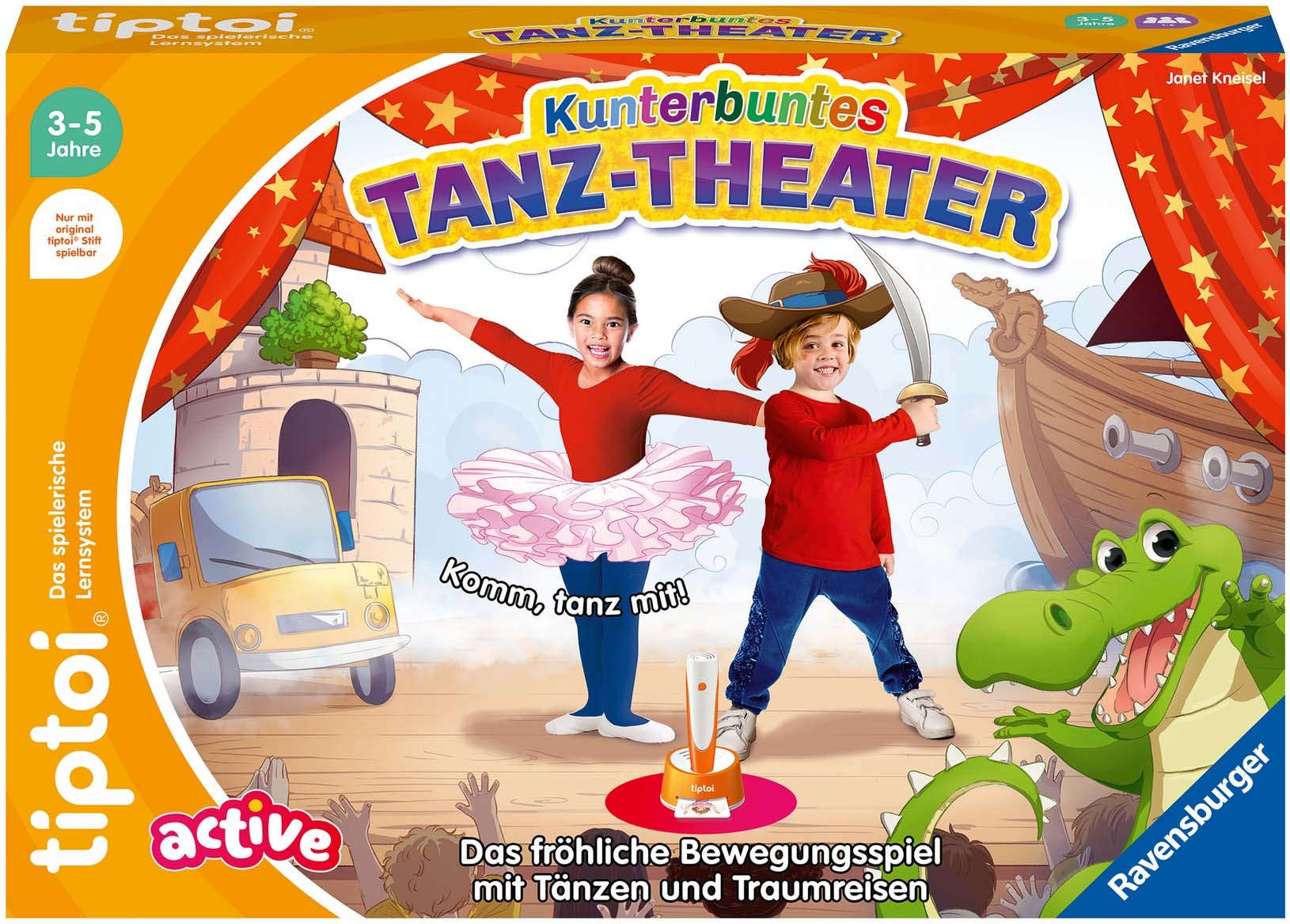 Spiel »tiptoi® ACTIVE Kunterbuntes Tanz-Theater«, Made in Europe, FSC® - schützt Wald...