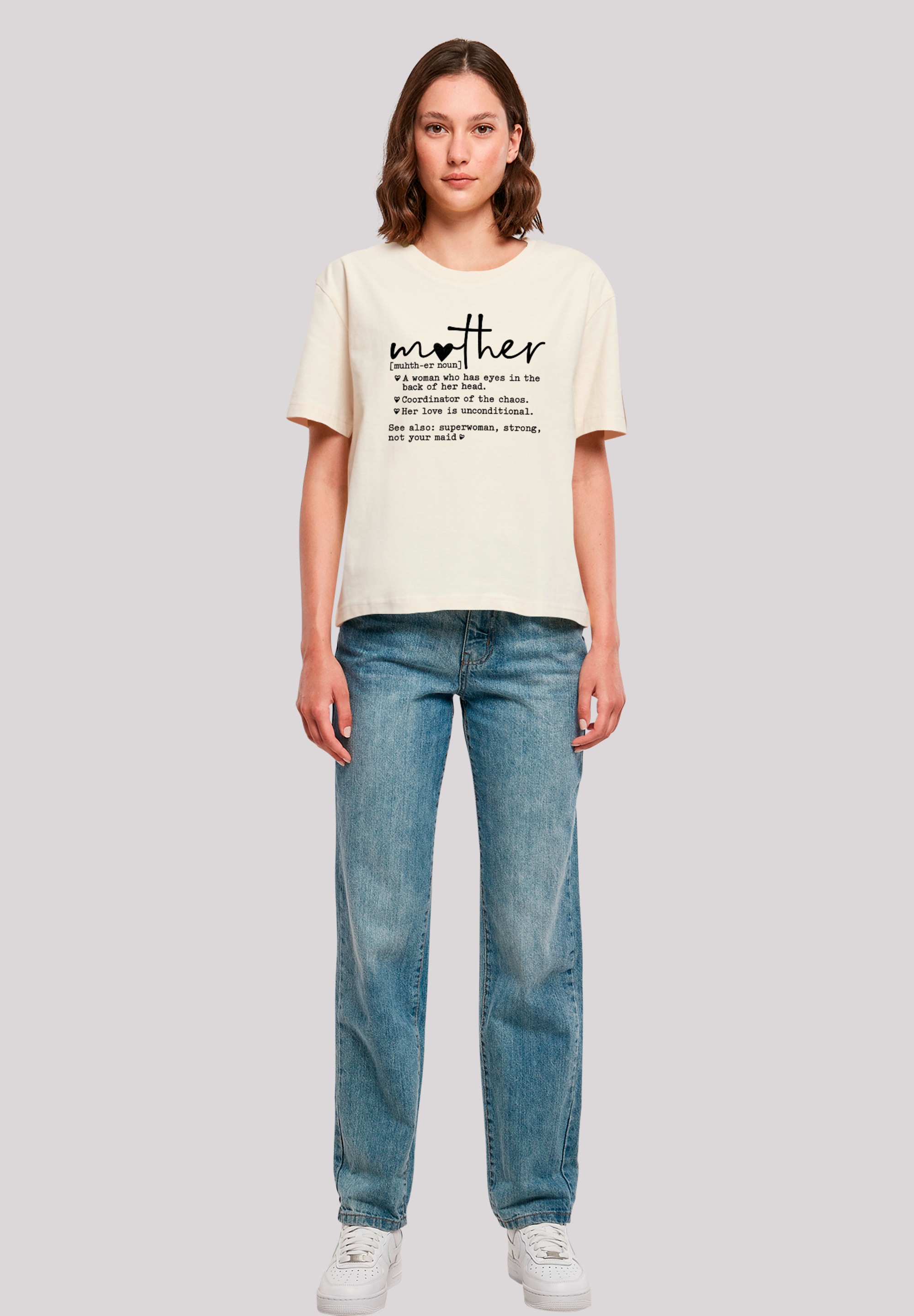F4NT4STIC T-Shirt »Muttertag Superwoman Mama«, Premium Qualität
