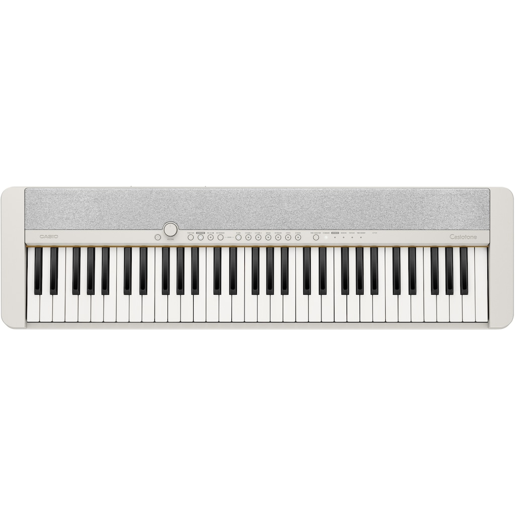 CASIO Keyboard »Piano-Keyboard-Set CT-S1WESET«, (Set, inkl. Keyboardständer, Sustainpedal und Netzteil), ideal für Piano-Einsteiger und Klanggourmets;