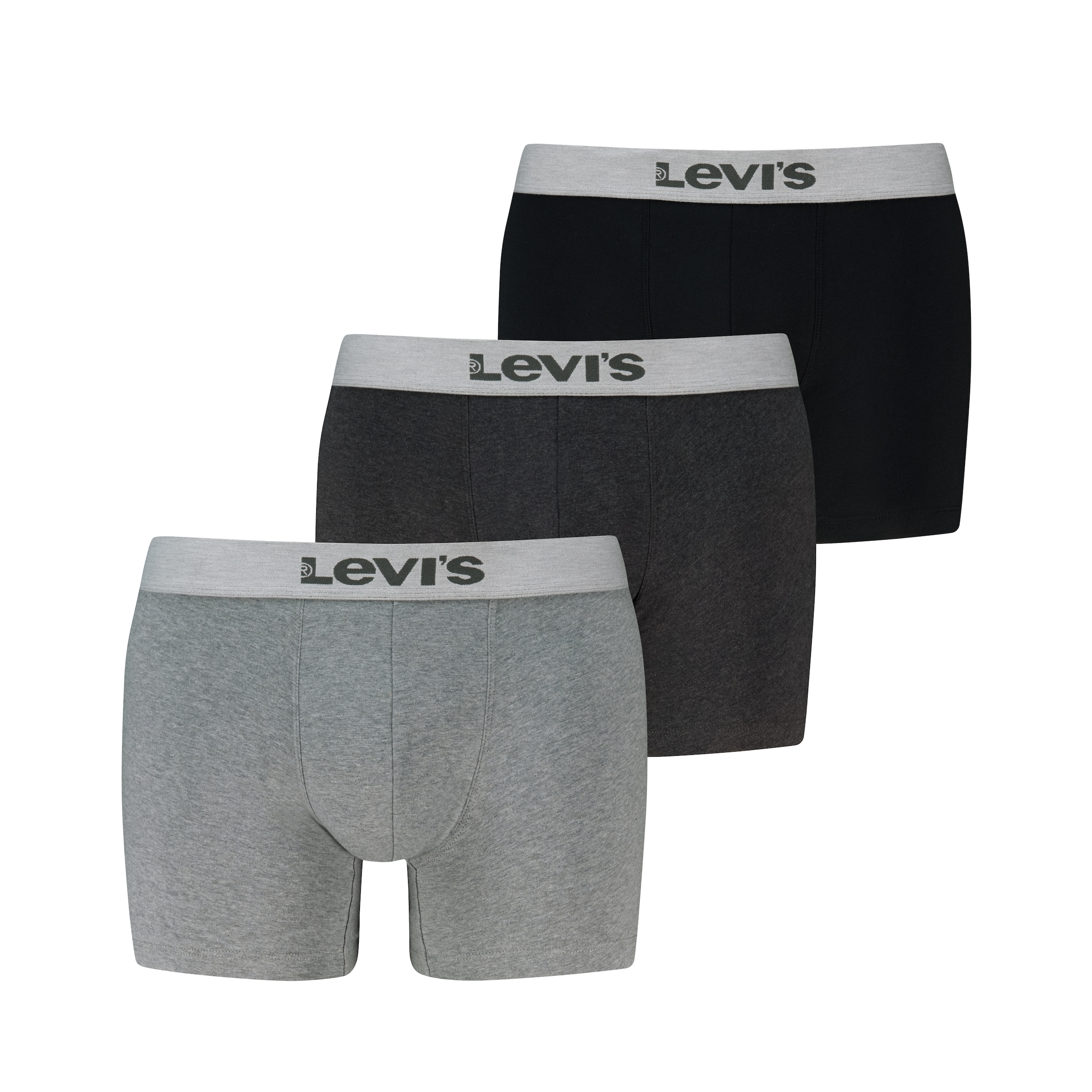 Levis Boxershorts "LEVIS MEN MEL WB BOXER BRIEF" 3er Pack, ohne Eingriff, t günstig online kaufen