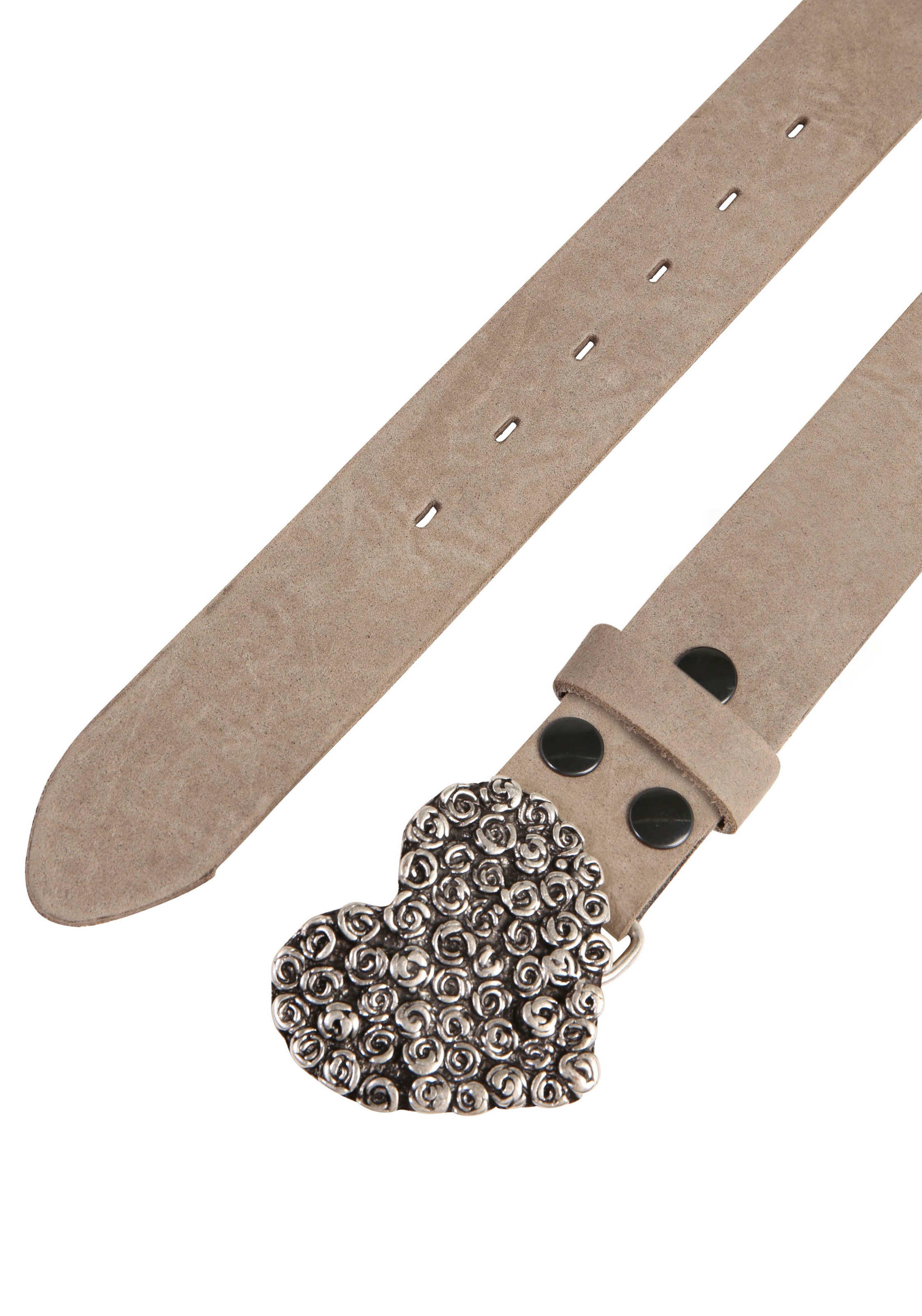 Rettungsring Gürtel Ledergürtel mit austauschbarer Schließe "Rosenherz Komp günstig online kaufen