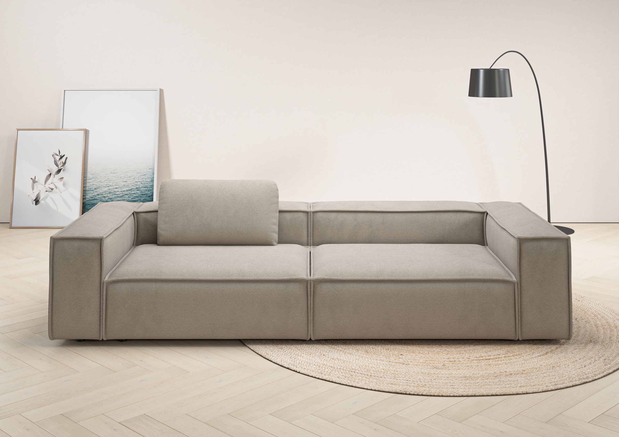 Home affaire 3-Sitzer "Watertown moderner 3-Sitzer" extra breites Sofa mit günstig online kaufen
