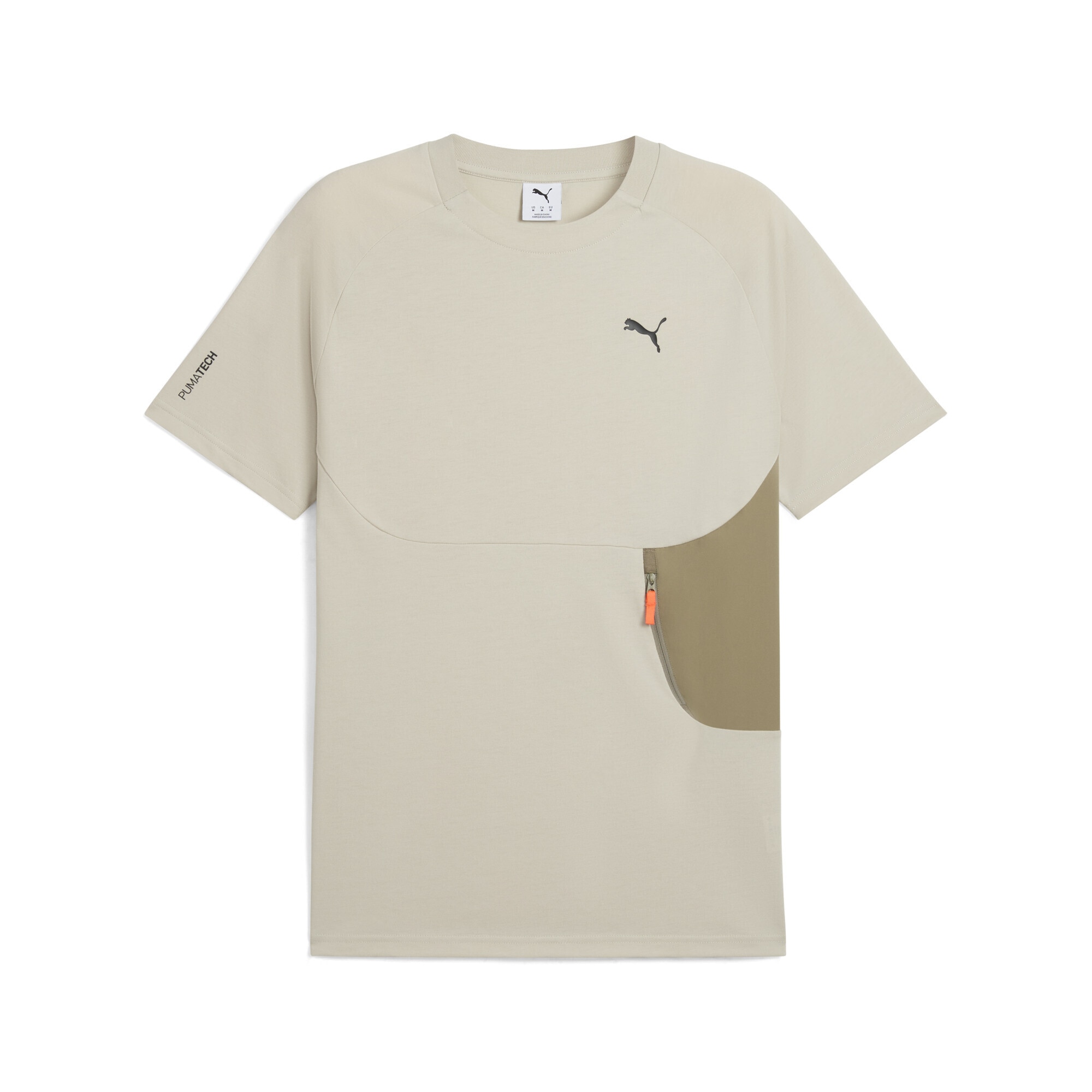 PUMA T-Shirt "PUMATECH T-Shirt mit Brusttasche Herren" günstig online kaufen