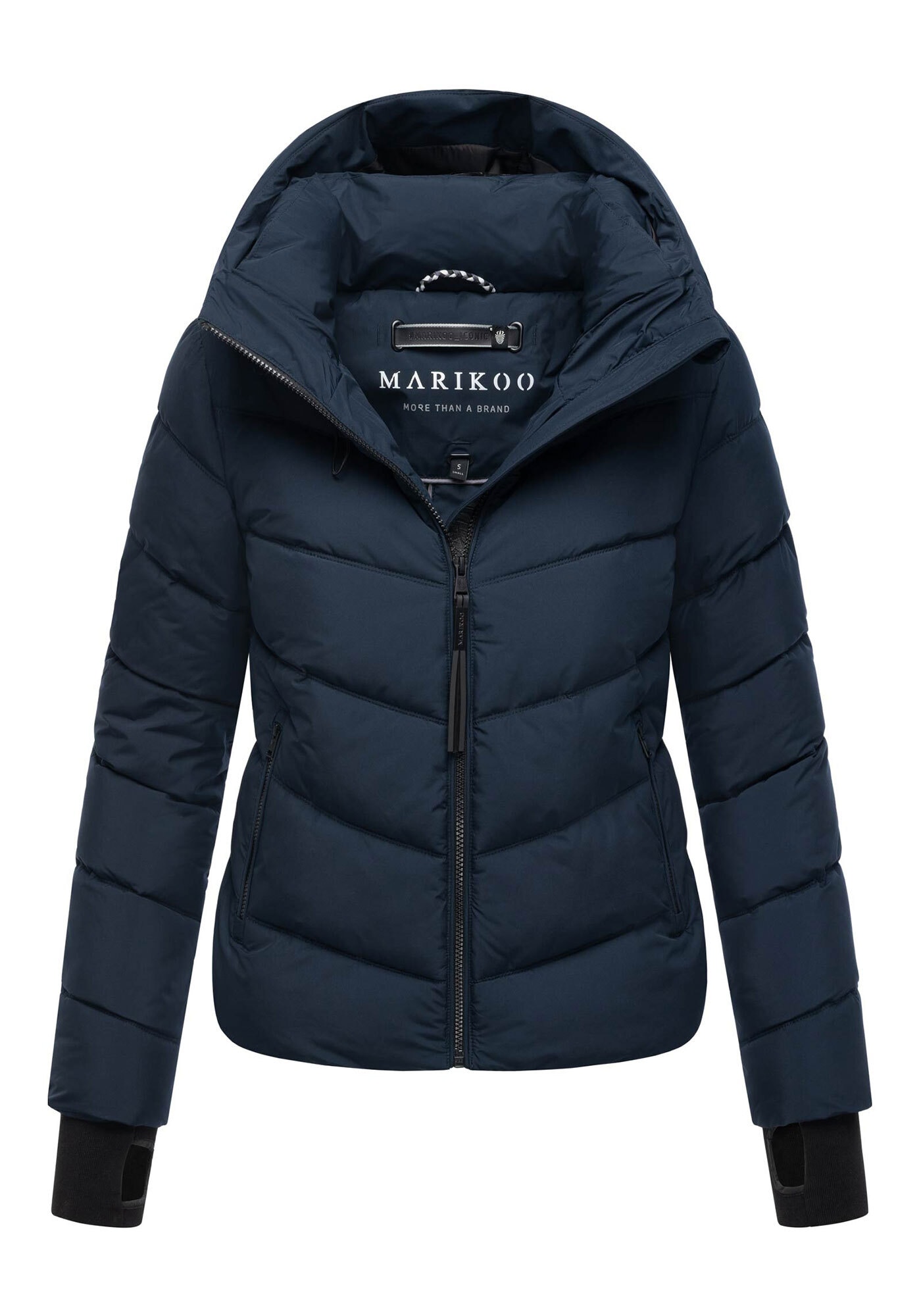 Marikoo Winterjacke »Yukanii«, Ärmelbündchen mit Daumenloch