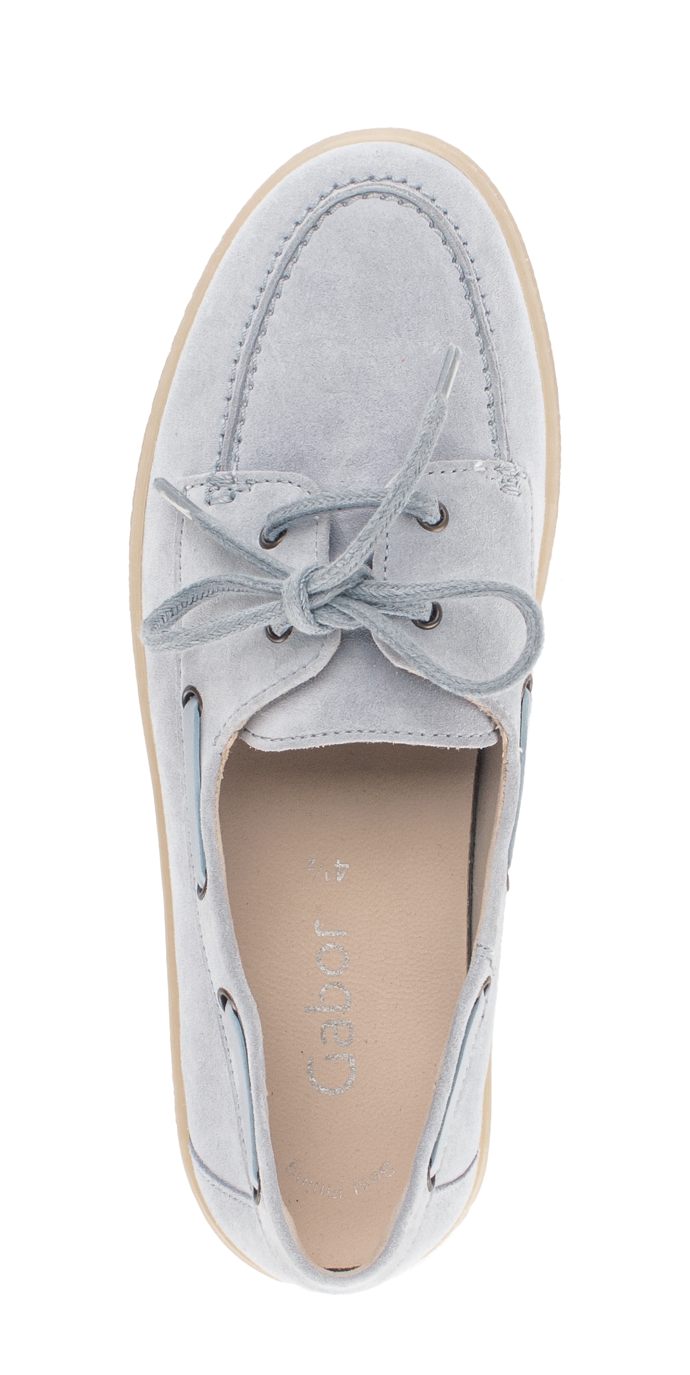 Gabor Bootsschuh  , Plateau, Schnürschuh, Halbschuh mit modischen Durchzügen