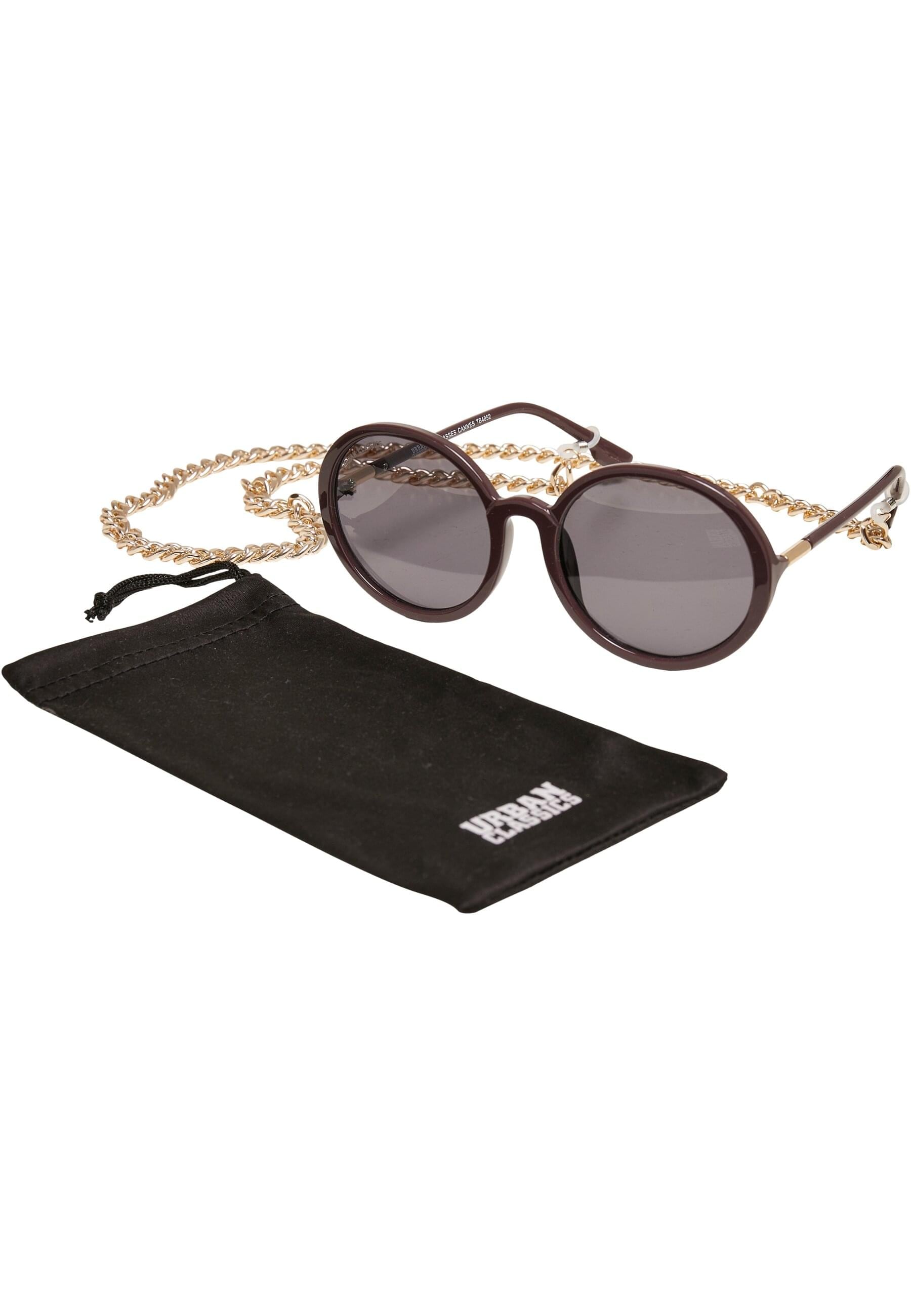 URBAN CLASSICS Sonnenbrille "Urban Classics Unisex Sunglasses Cannes with Chain"