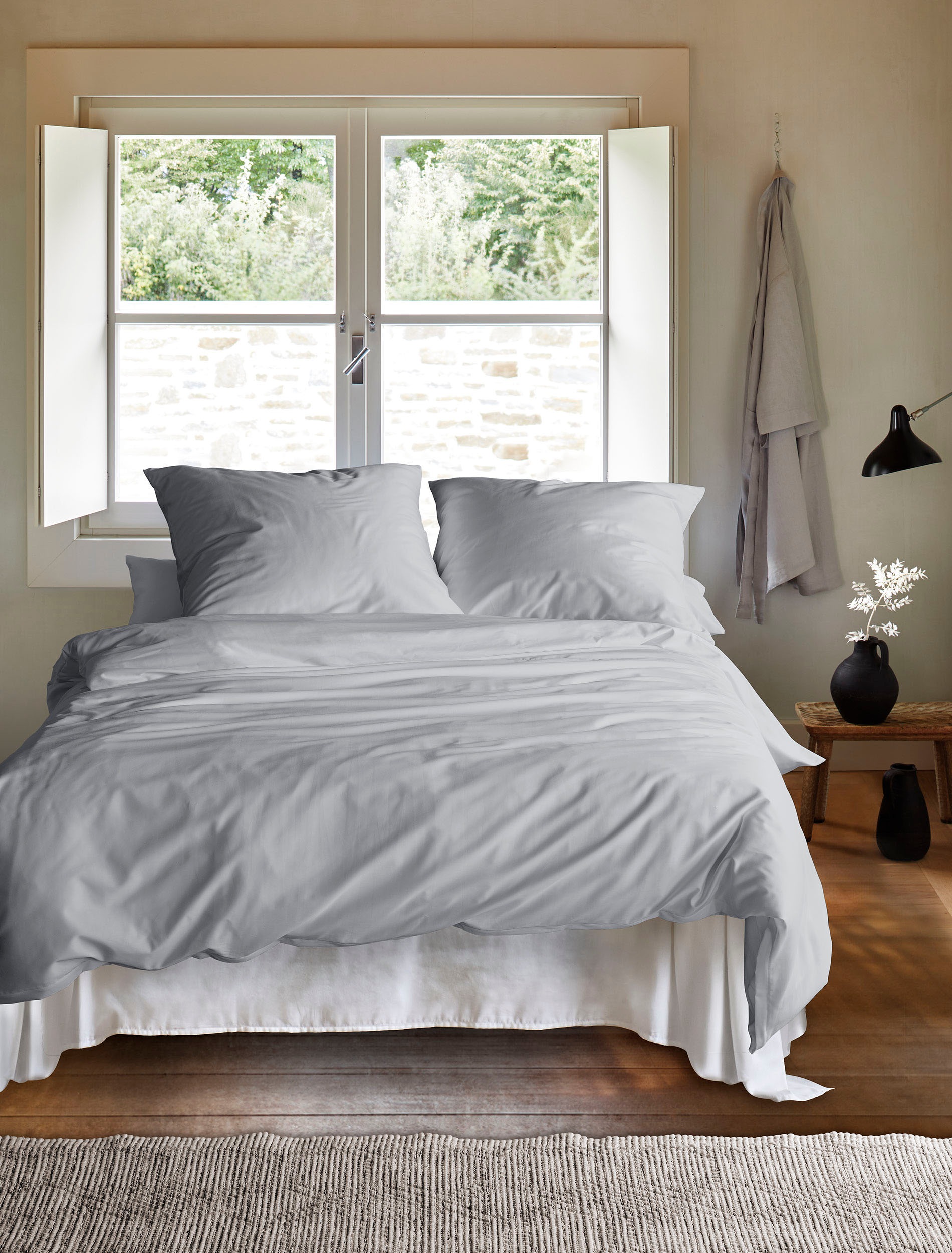 Thumbnail - Irisette Bettwäsche "Premium Satin Bettwäsche Paris" 2 Stk. tlg. hochwertige Uni Premium Bettwäsche mit Reißverschluss, ...