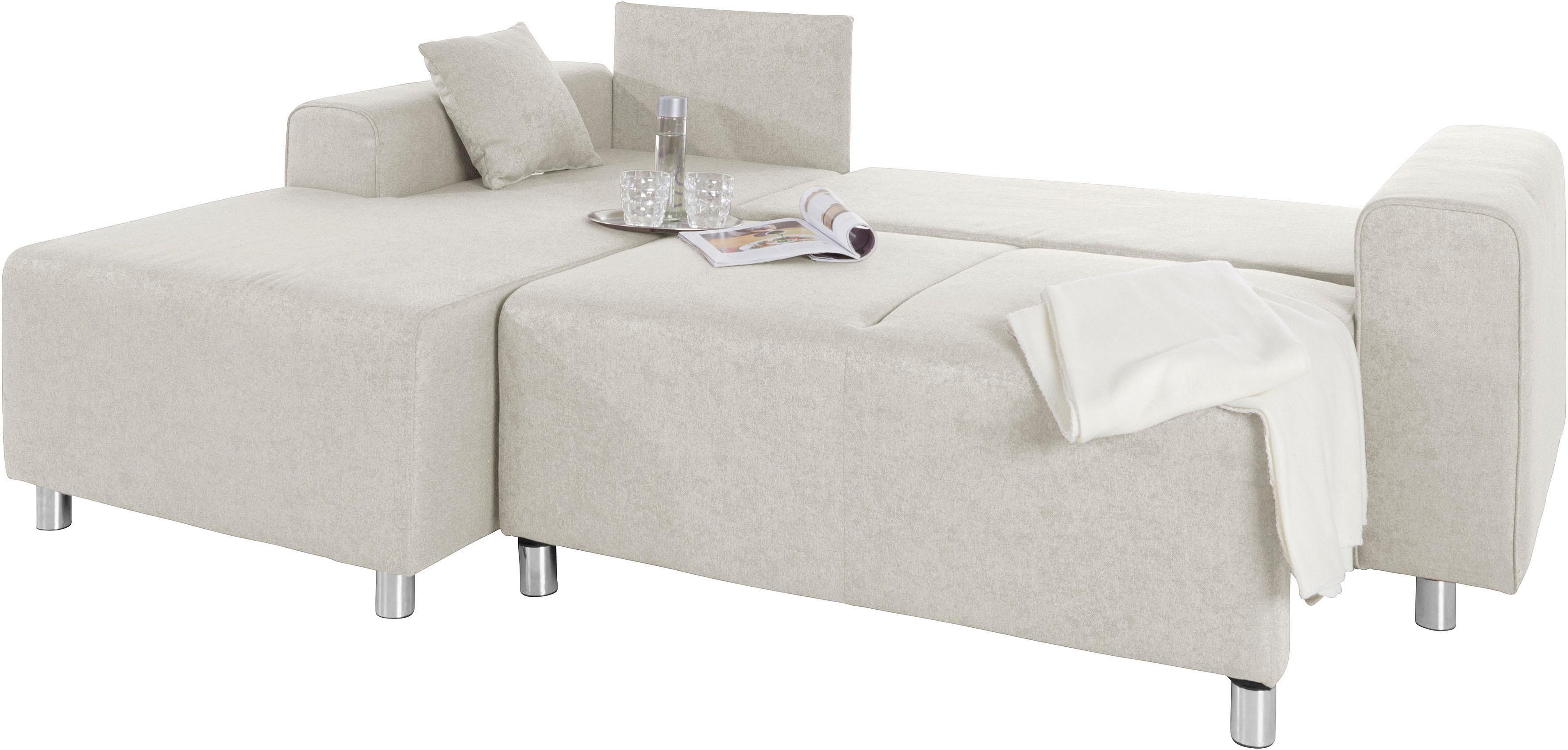 Thumbnail - Guido Maria Kretschmer Home&Living Ecksofa "Györ", L-Form, wahlweise mit Bettfunktion und Bettkasten incl. 2 Zierkissen
