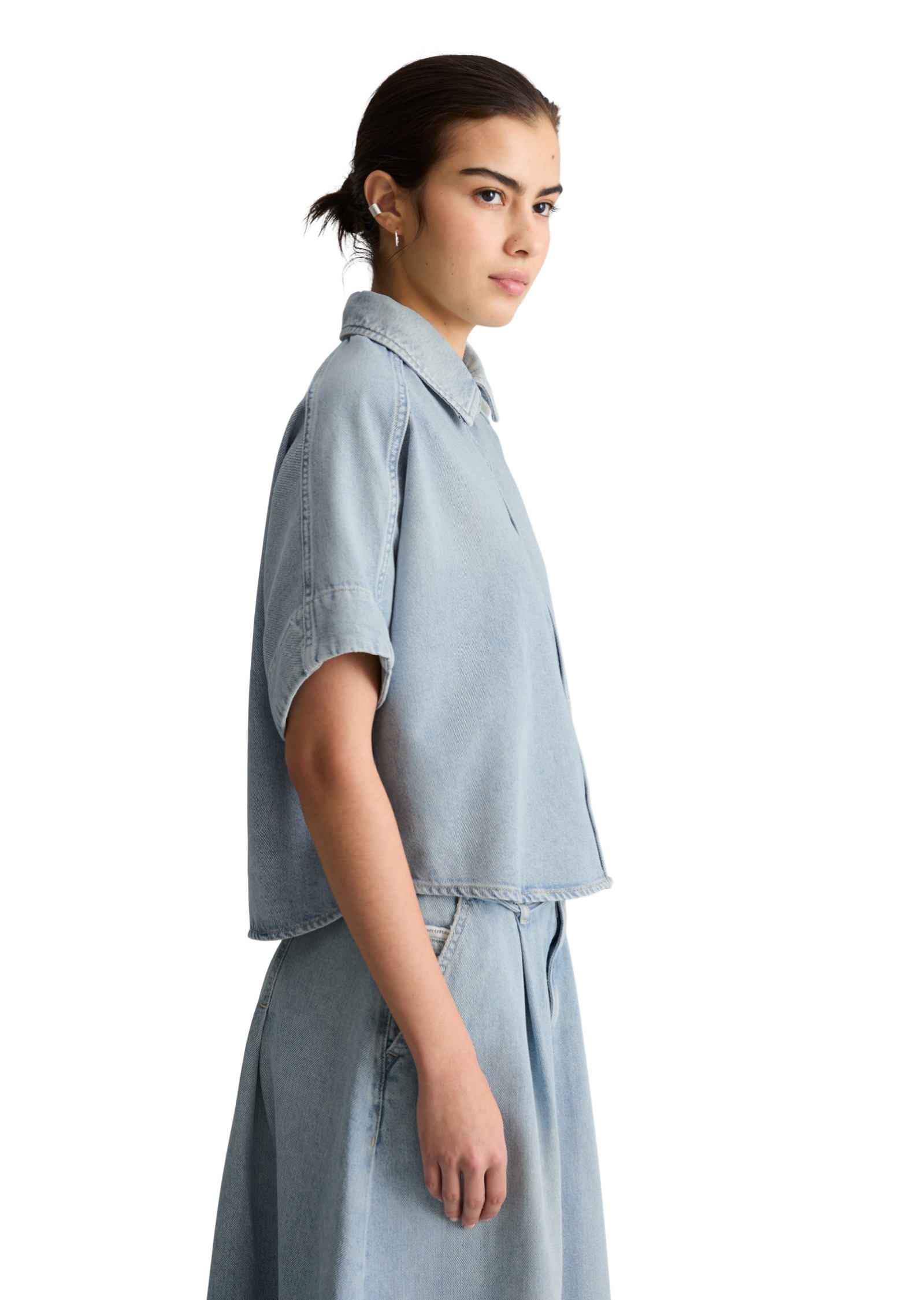 Marc O'Polo DENIM Jeansbluse »aus reiner Baumwolle«