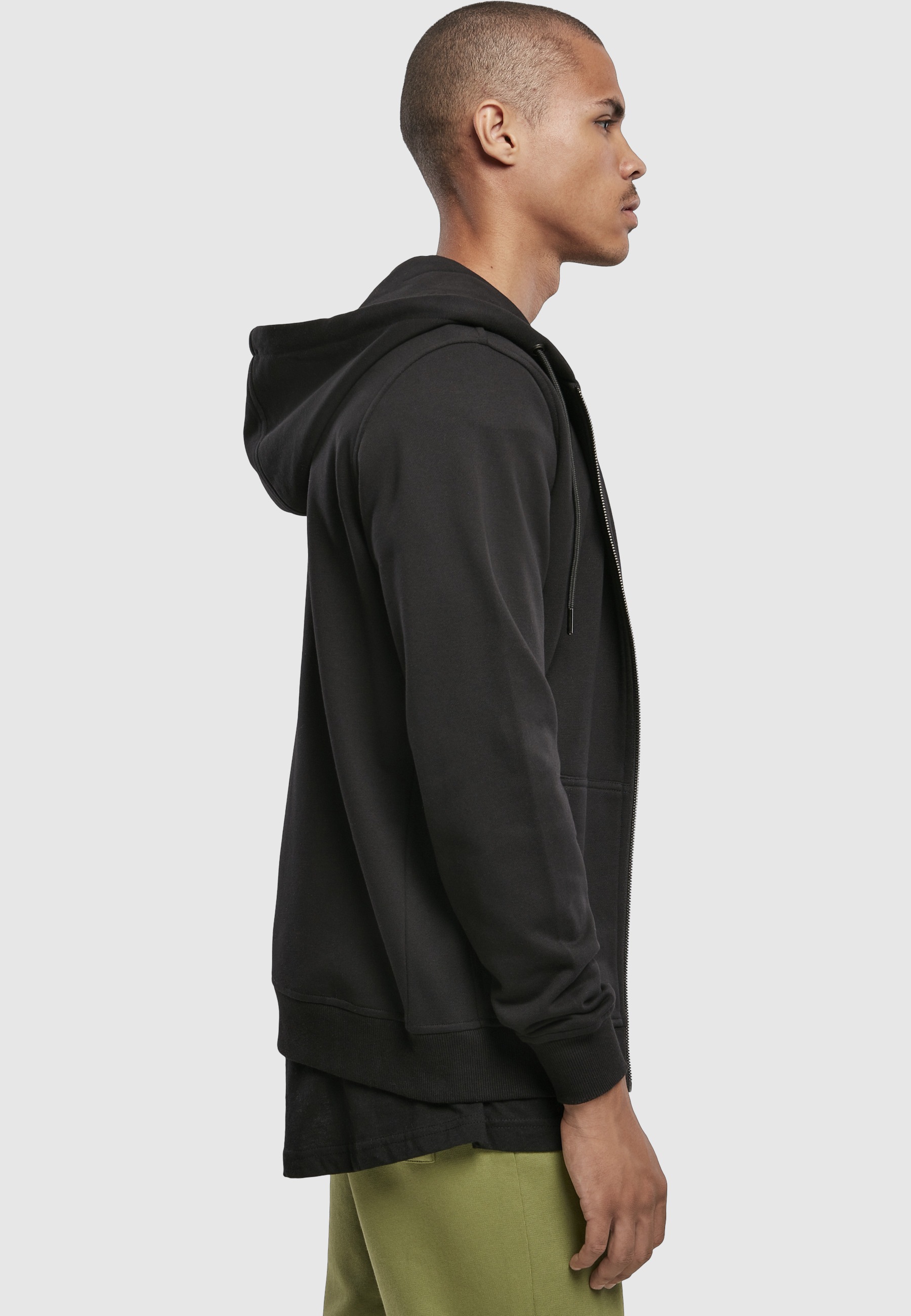 URBAN CLASSICS Neopren-Hoodie »Urban Classics Herren Basic Terry Zip Hoody« 1