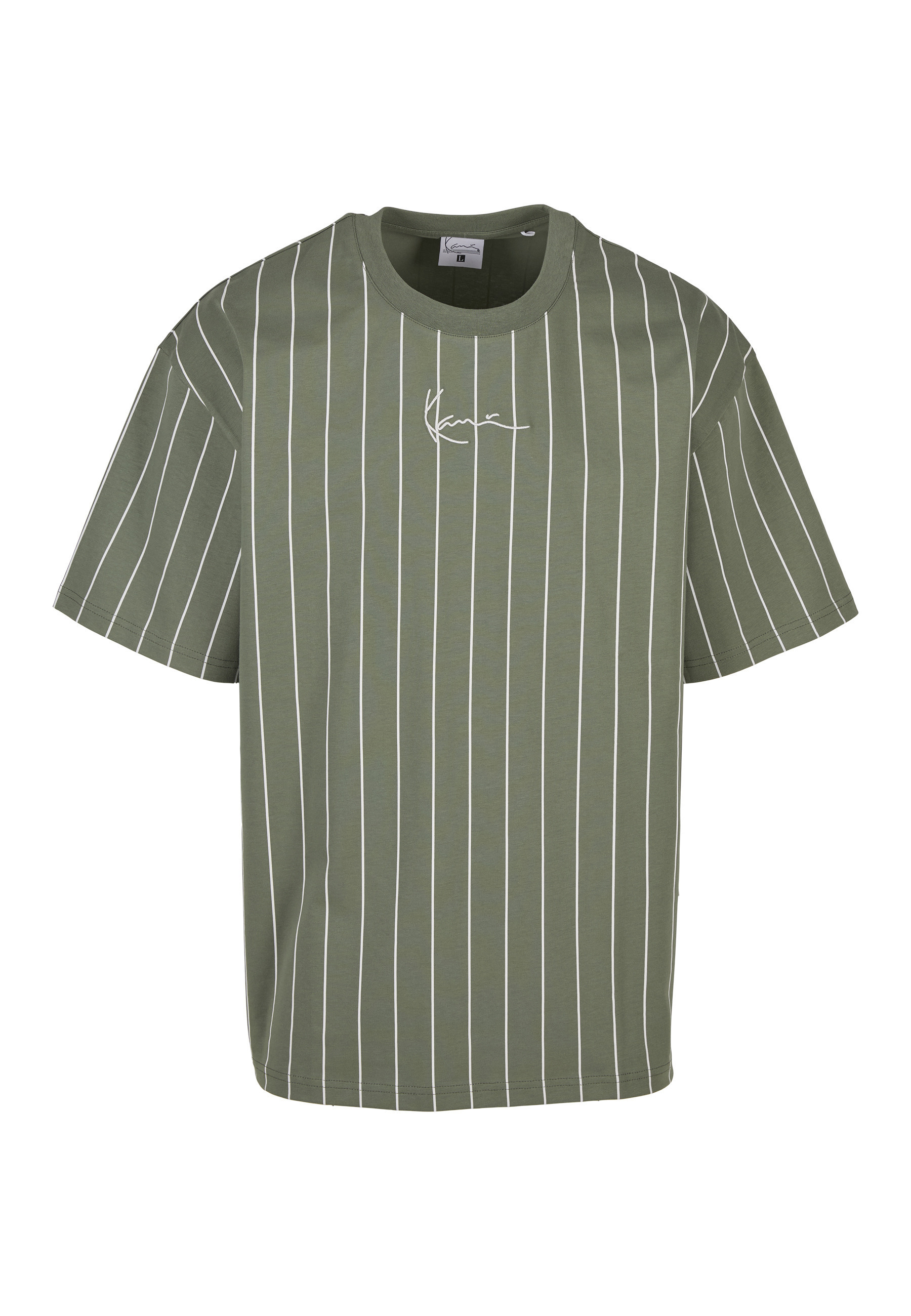 Karl Kani T-Shirt "Karl Kani Small Signature Essential Pinstripe Tee" 1