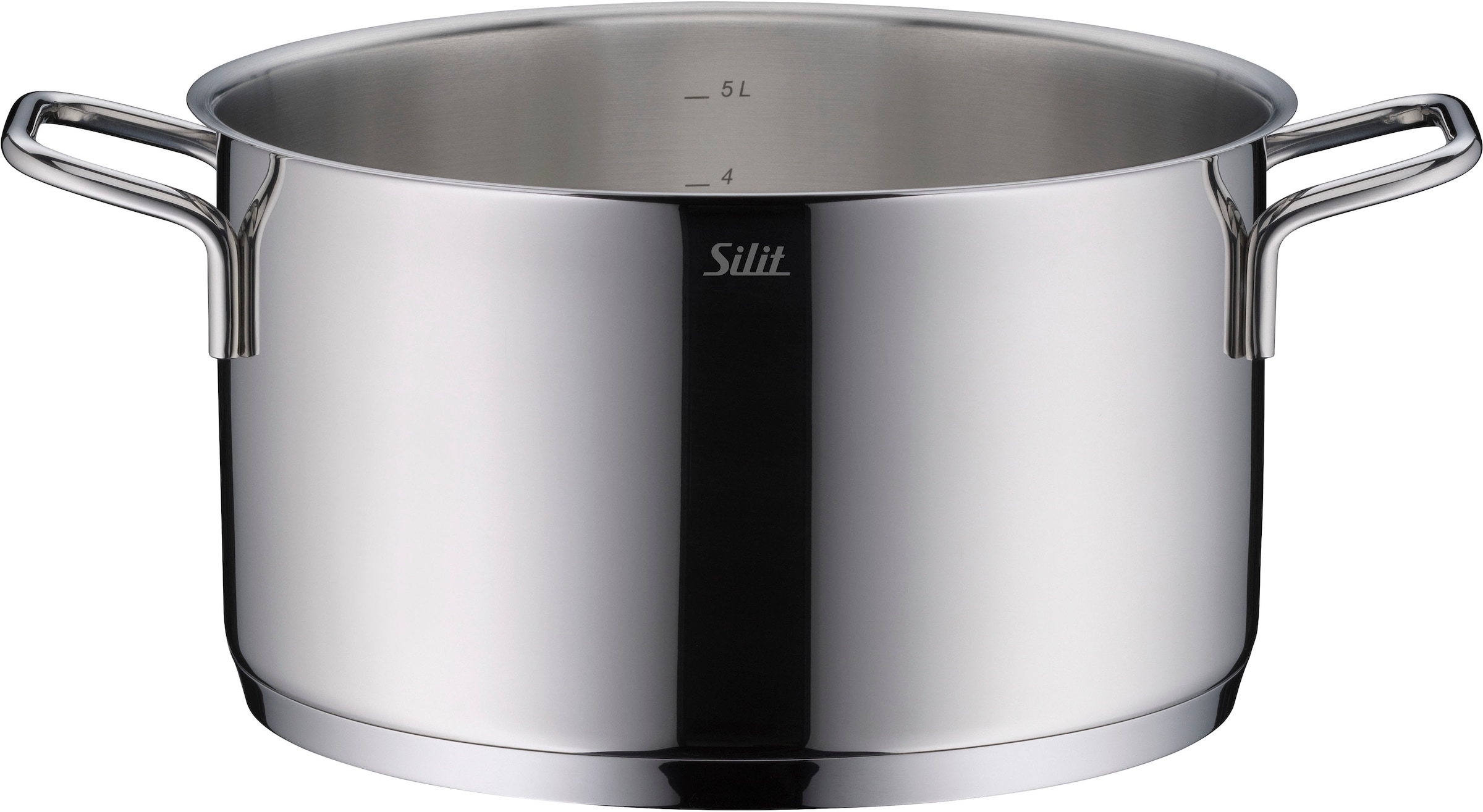 Silit Topf-Set »Extra Cook«, Edelstahl 18/10, (Set, 7 tlg., 4-teiliges Kochgeschirr-Set), SiliTherm Universalboden, induktionsgeeignet, spülmaschinengeeignet