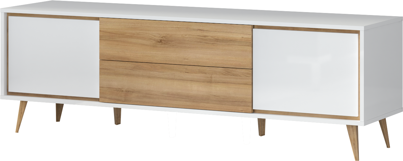 Home affaire TV-Board "Vida", (H/B/T): 58/180/47cm), UV lackiert, hochglänz günstig online kaufen