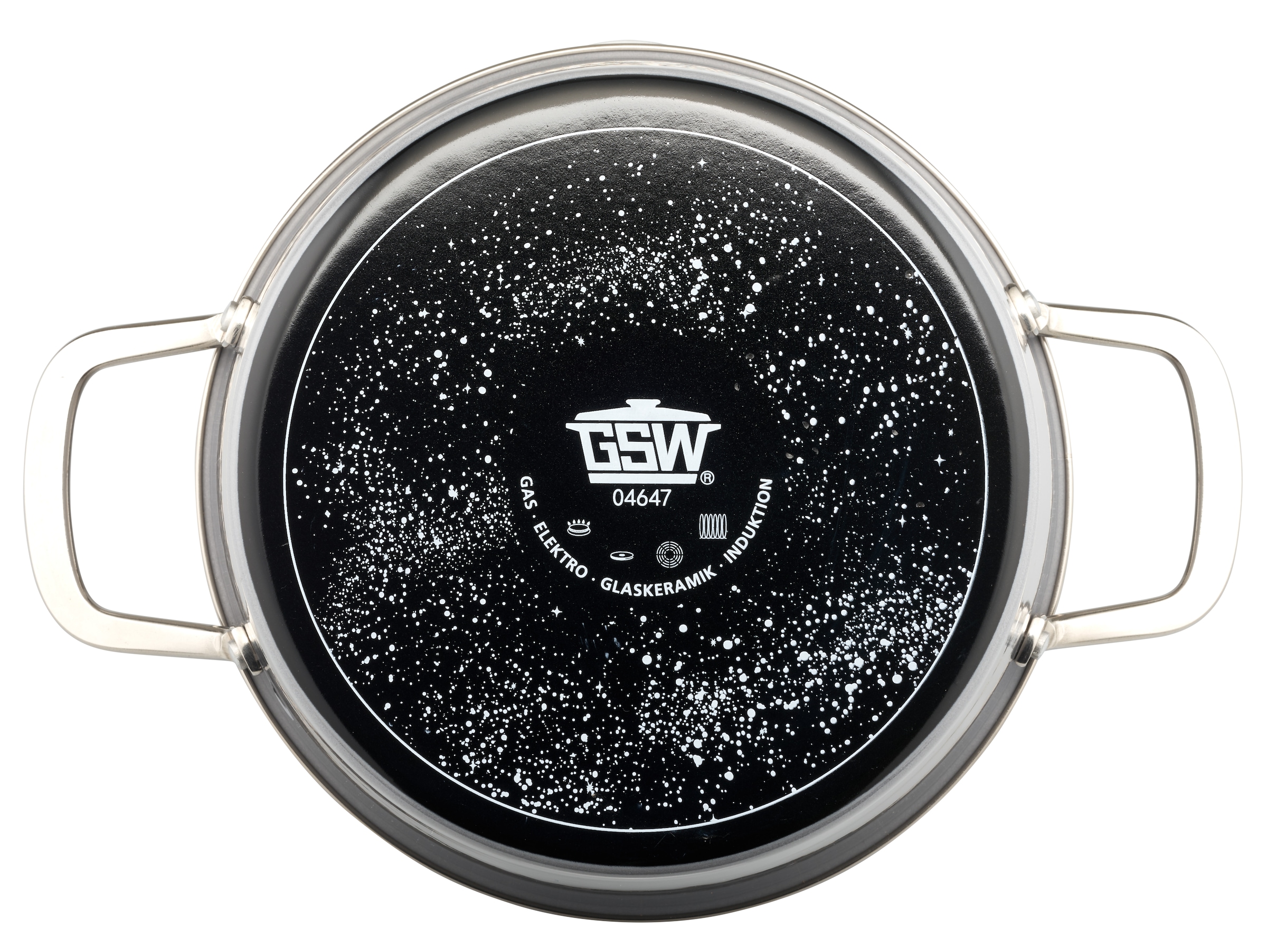 GSW Topf-Set »Stratos« Set, 7 tlg. tlg. Edelstahl | Stahl-Emaille
